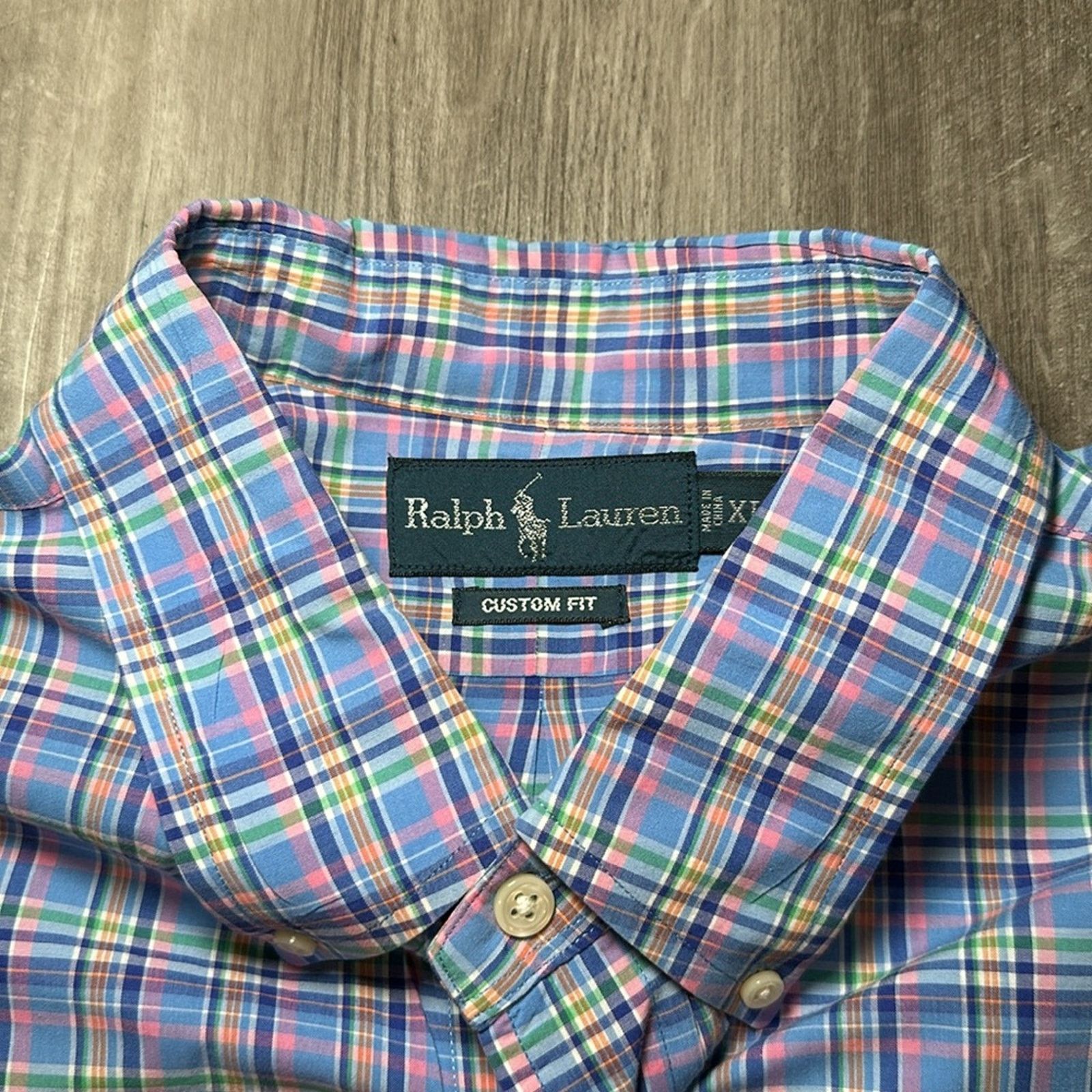 Ralph Lauren Ralph Lauren Custom Fit Long Sleeve Button Down - XL Size US XL / EU 56 / 4 - 6 Thumbnail