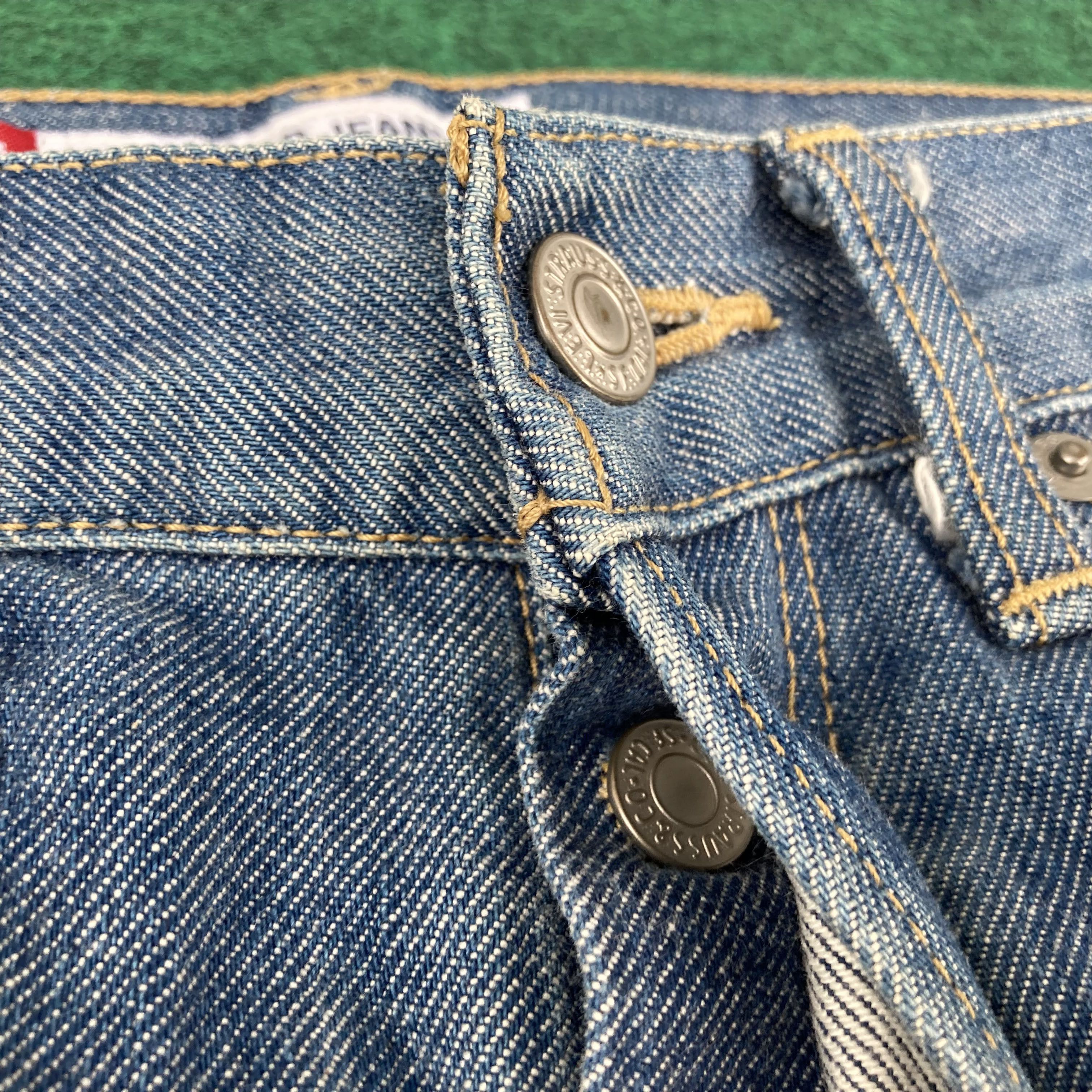 Japanese Brand × Levi's × Vintage Vtg Levis Engineered Kimura Denim Sz 30 Button Jeans Size US 30 / EU 46 - 3 Thumbnail