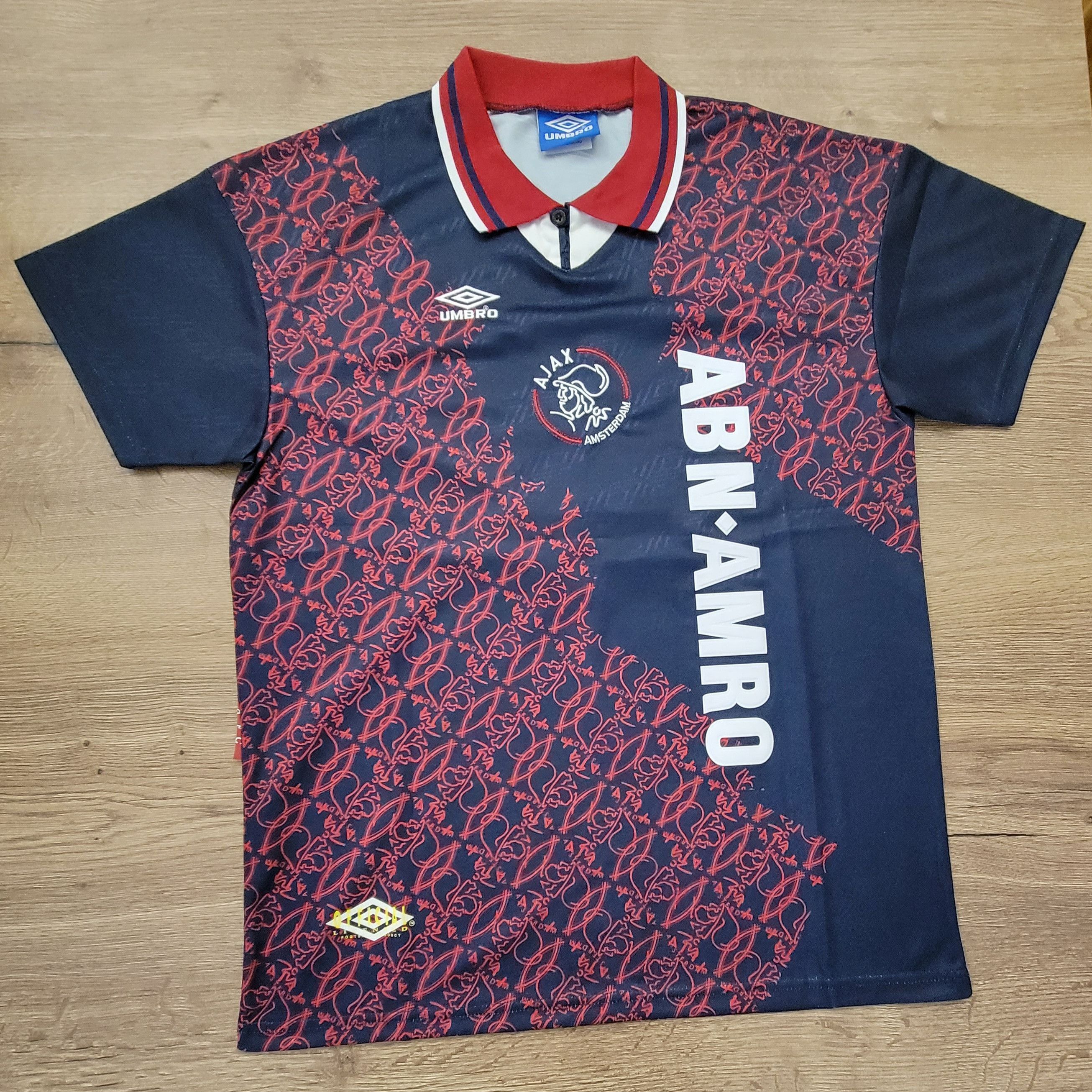 Other Rijkaard 4 Ajax 1994/1995 Vintage Soccer Jersey Trikot Size US L / EU 52-54 / 3 - 2 Thumbnail