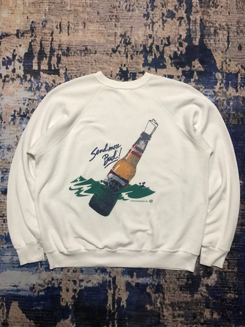 Budweiser Vintage 1989 Budweiser Crewneck Sweatshirt Size US L / EU 52-54 / 3 - 1 Thumbnail