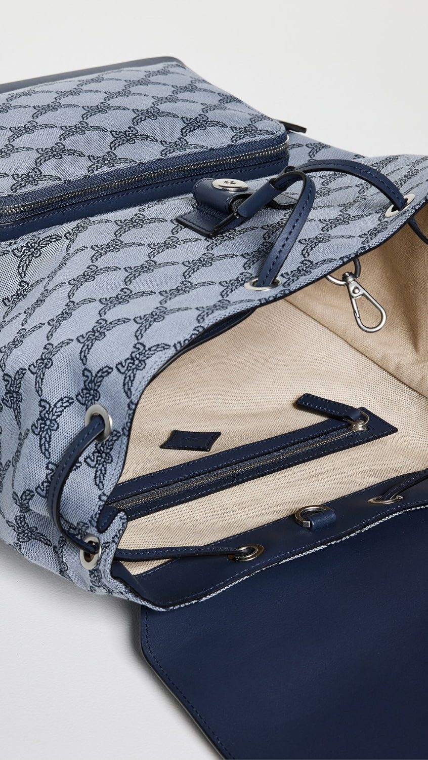 MCM o1mt1gz1224 Size: OS / Medium Backpack in Indigo Size ONE SIZE - 5 Thumbnail