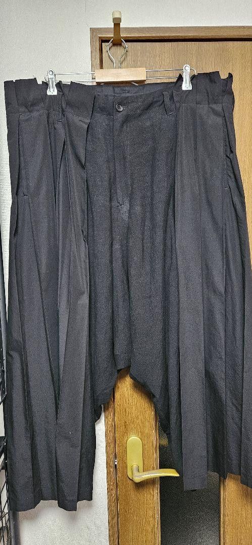Yohji Yamamoto yohji yamamoto pour homme pleated sarouel pants Size US 43 - 2 Thumbnail