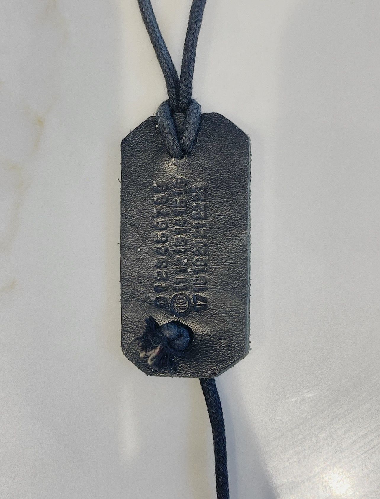 Maison Margiela Maison Margiela Artisanal Leather Dog Tag SS2004Rare Archive Size ONE SIZE - 4 Thumbnail