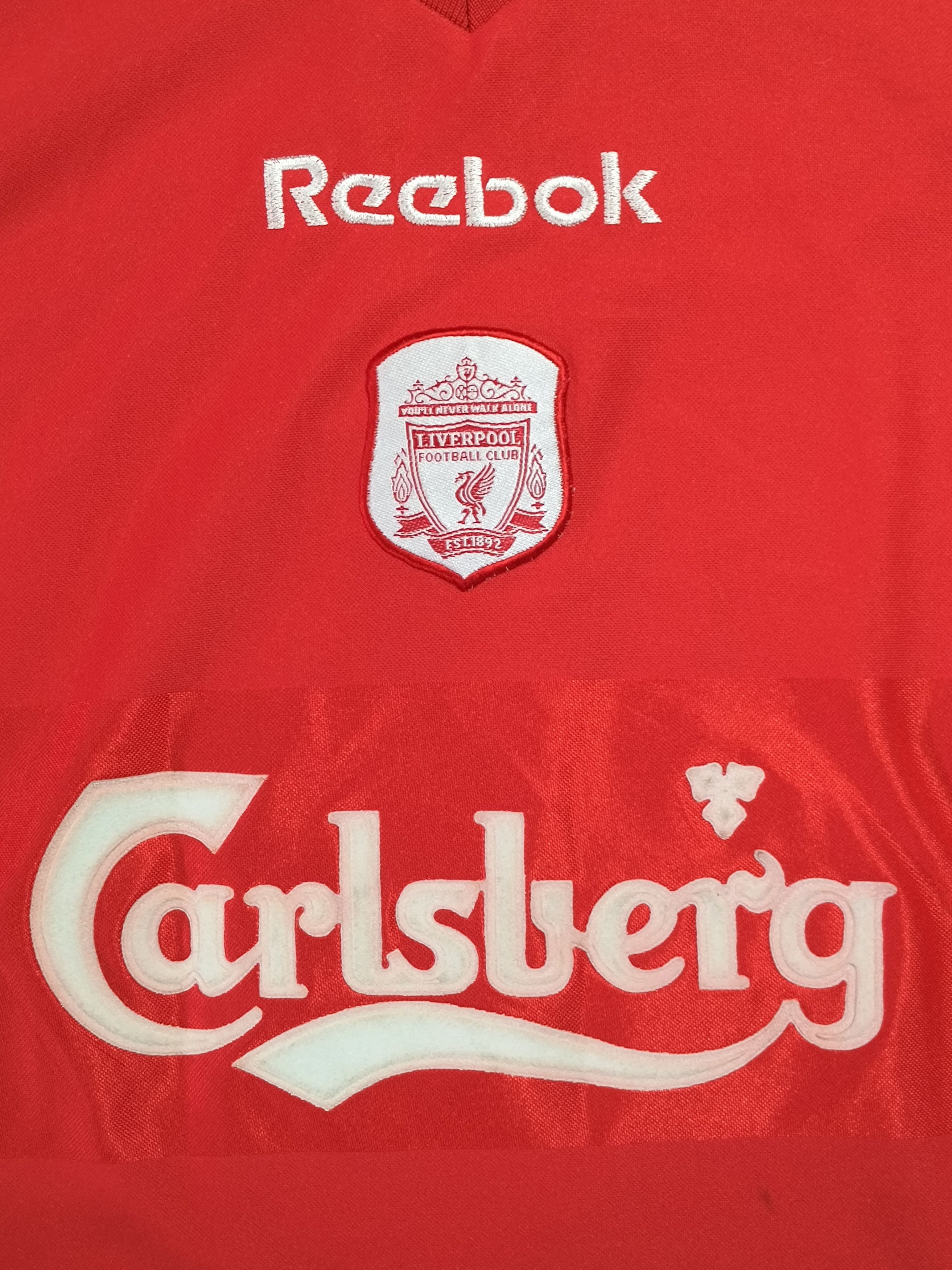 Reebok Vintage Y2K Liverpool FC #8 Emile Heskey 2000 home jersey Size US L / EU 52-54 / 3 - 1 Thumbnail