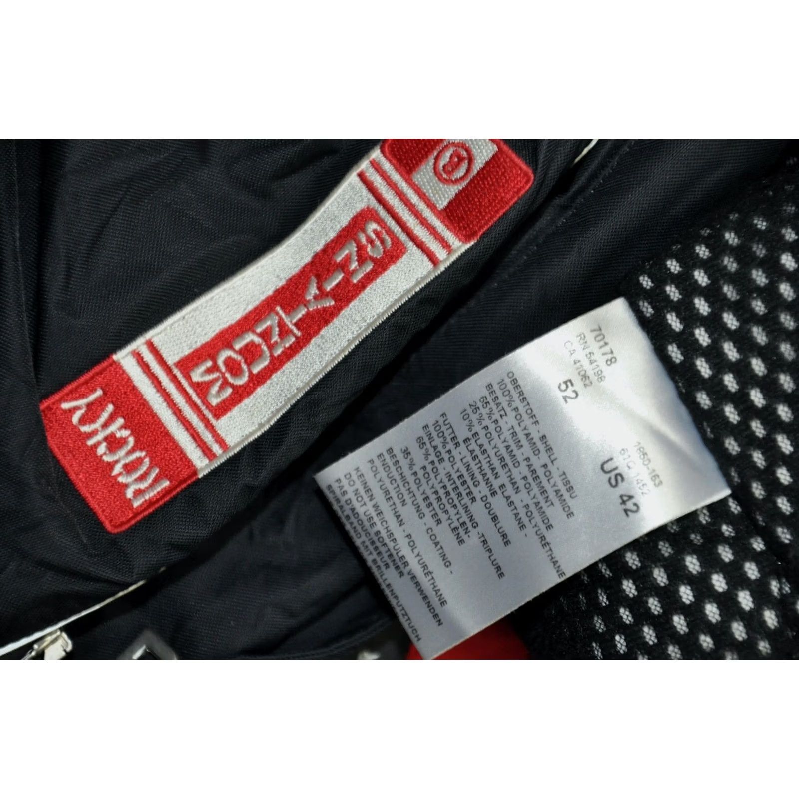 Bogner Bogner Rocky Mountains Jacket Men 42 Black Winter Skiing Snaps Zip 100% Polyester Solid Logo Casual Mens Size US XS / EU 42 / 0 - 4 Thumbnail