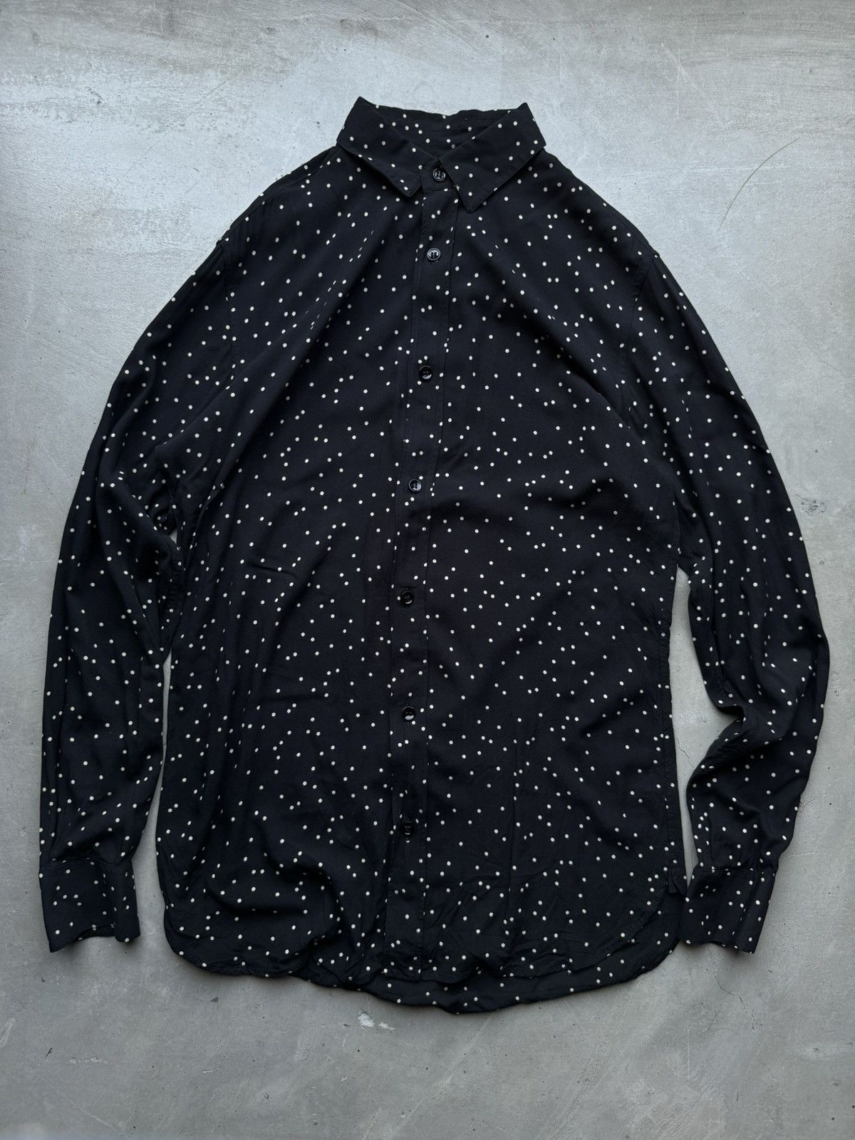 Saint Laurent Paris Saint Laurent Paris Polka dot shirt Size US S / EU 44-46 / 1 - 1 Thumbnail