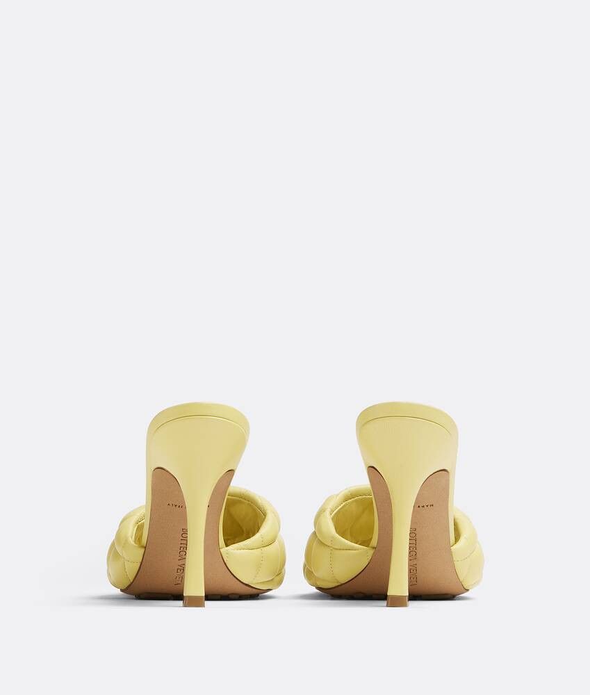 Bottega Veneta o1n1vont1024 Padded Mules in Lemonade Size US 7 / IT 37 - 3 Thumbnail