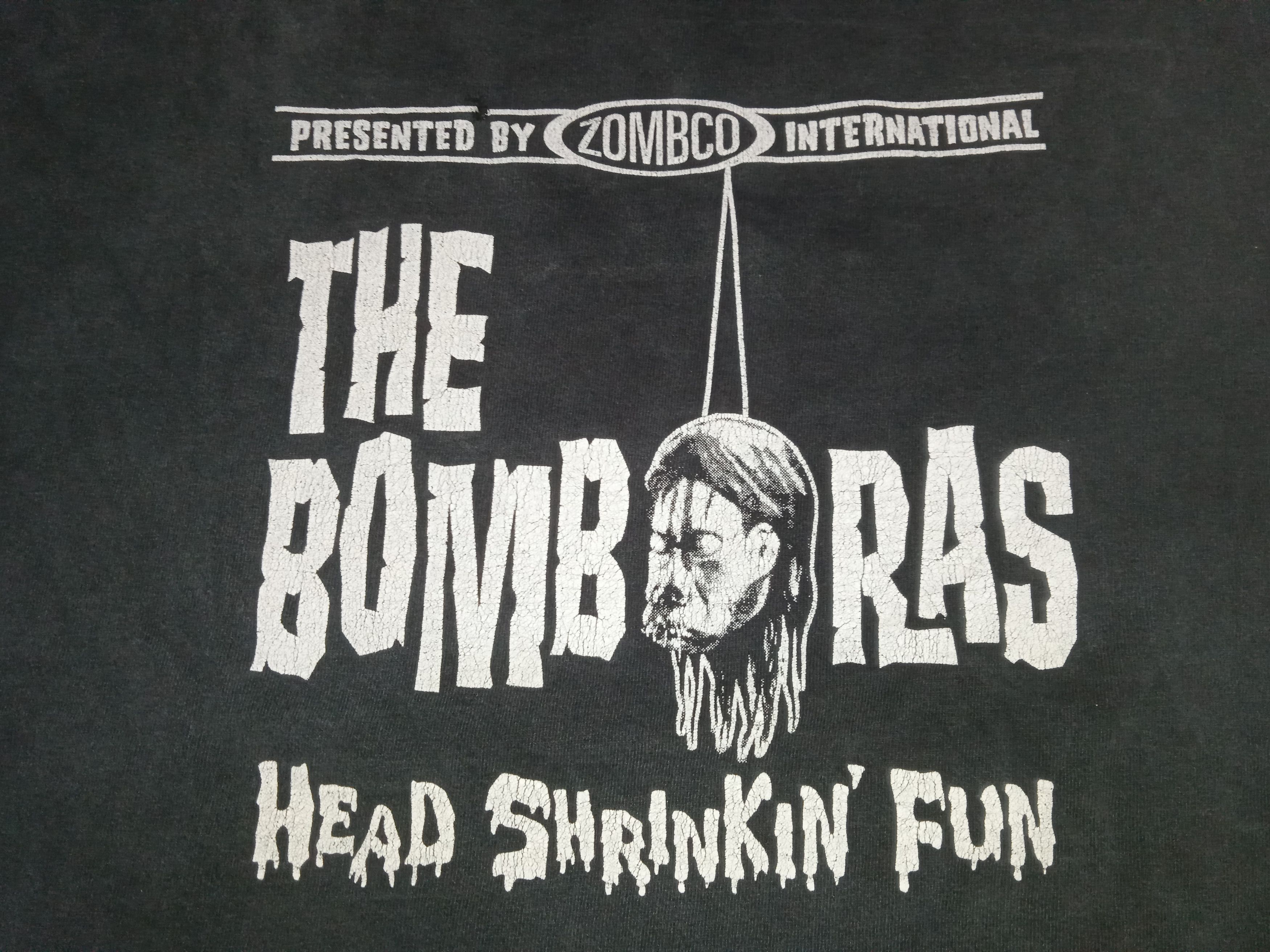 Vintage Vintage 90s The Bomboras 1998 Rob Zombie T Shirt Size US L / EU 52-54 / 3 - 4 Thumbnail