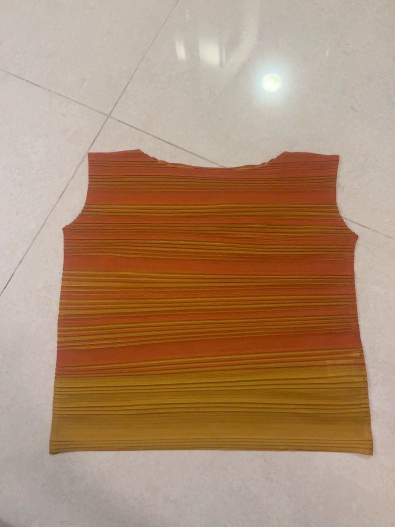 Issey Miyake Issey Miyake size:3 Orange vest Size XS / US 0-2 / IT 36-38 - 9 Thumbnail