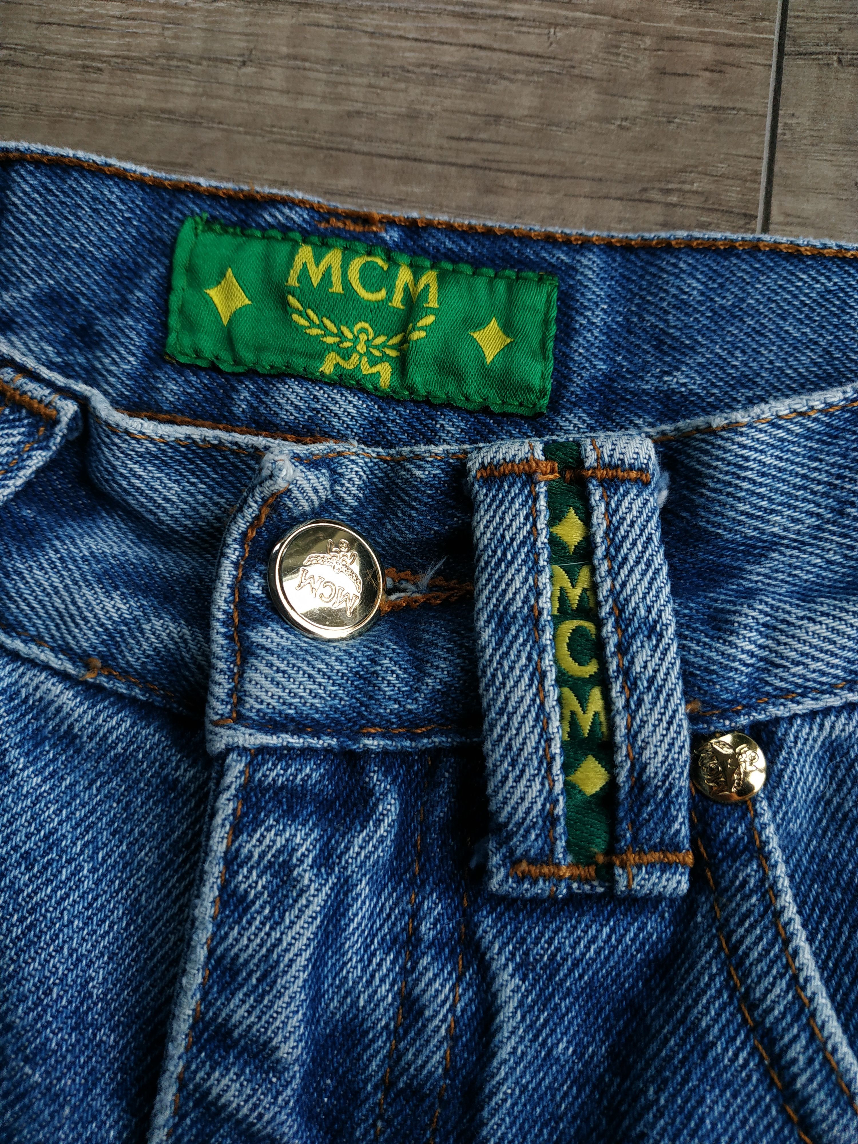 MCM × Vintage MCM Tapered Slim Fit Vintage 90's Women's Jeans, s.28 (XS-S) Size 28" / US 6 / IT 42 - 7 Thumbnail