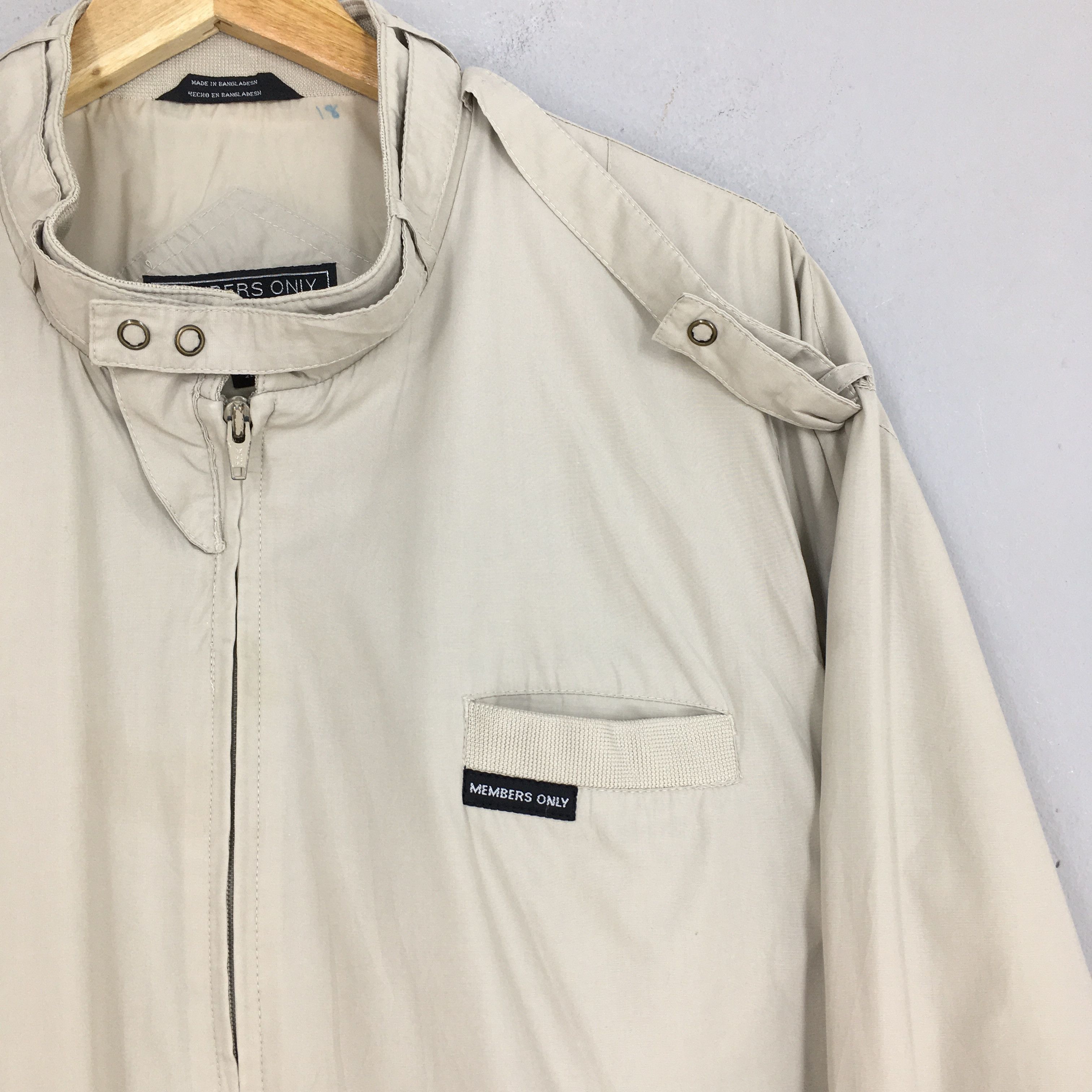 Members Only Vintage Members Only Beige Jacket XLarge Size US XL / EU 56 / 4 - 2 Thumbnail