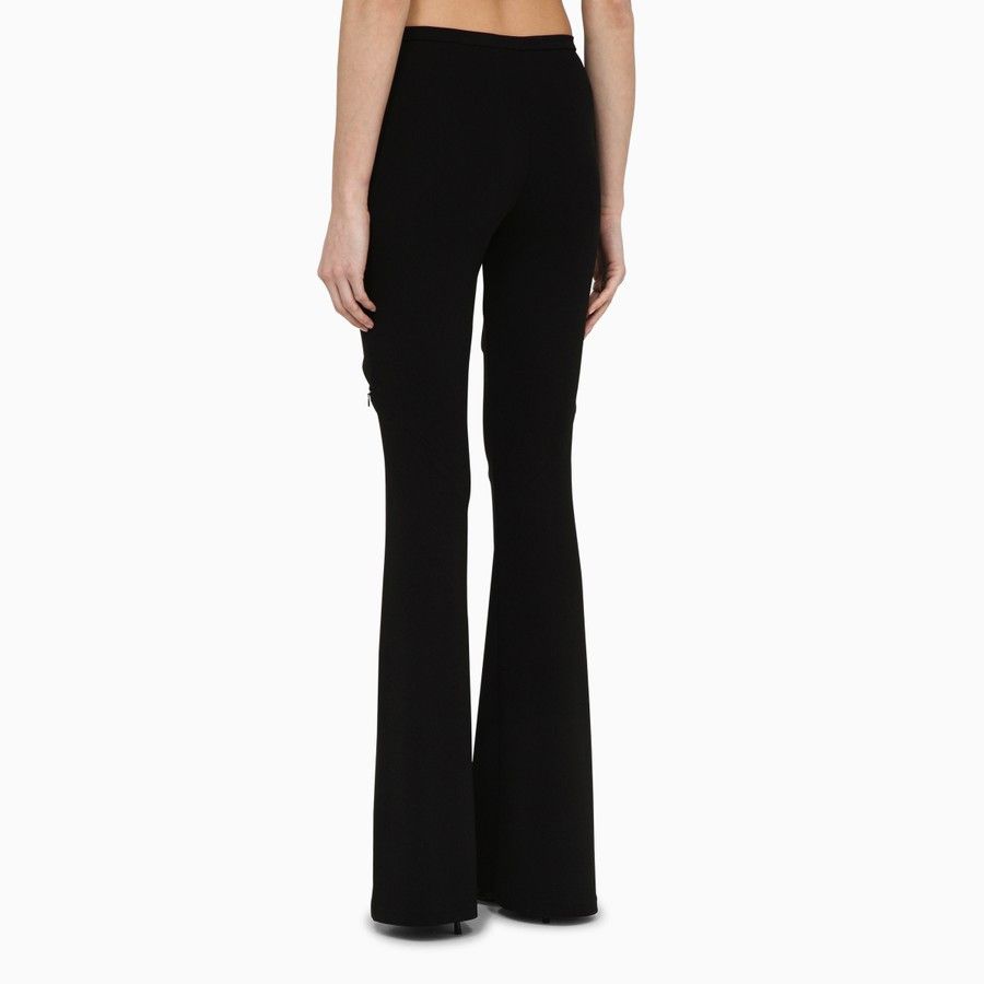 Courreges o1d2blof0824 Viscose Trouser With Cut Out in Black Size 26" / US 2 / IT 38 - 4 Thumbnail