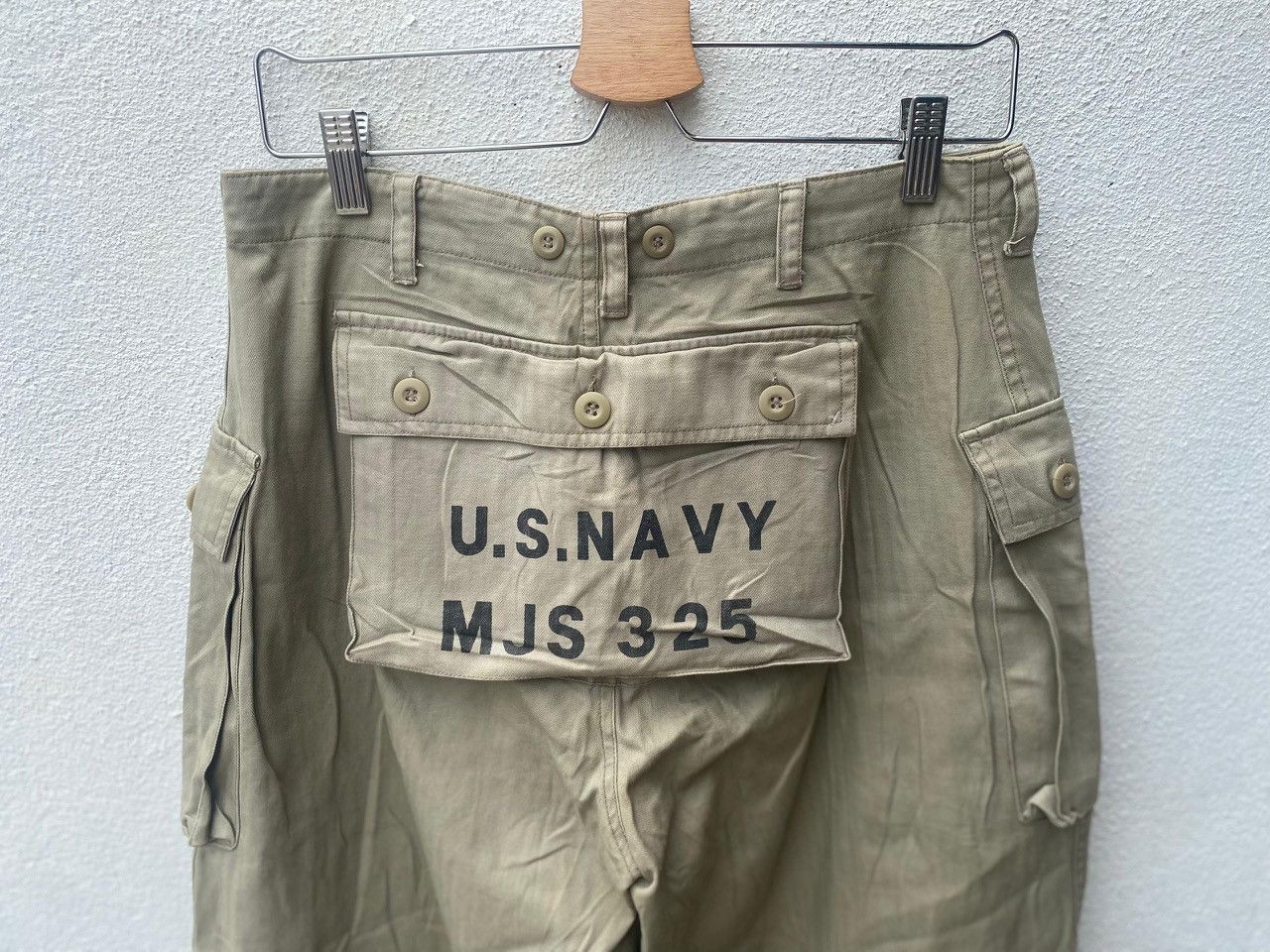 Vintage Vintage U.S. NAVY Military Cargo Monkey Pants Size US 31 - 4 Thumbnail