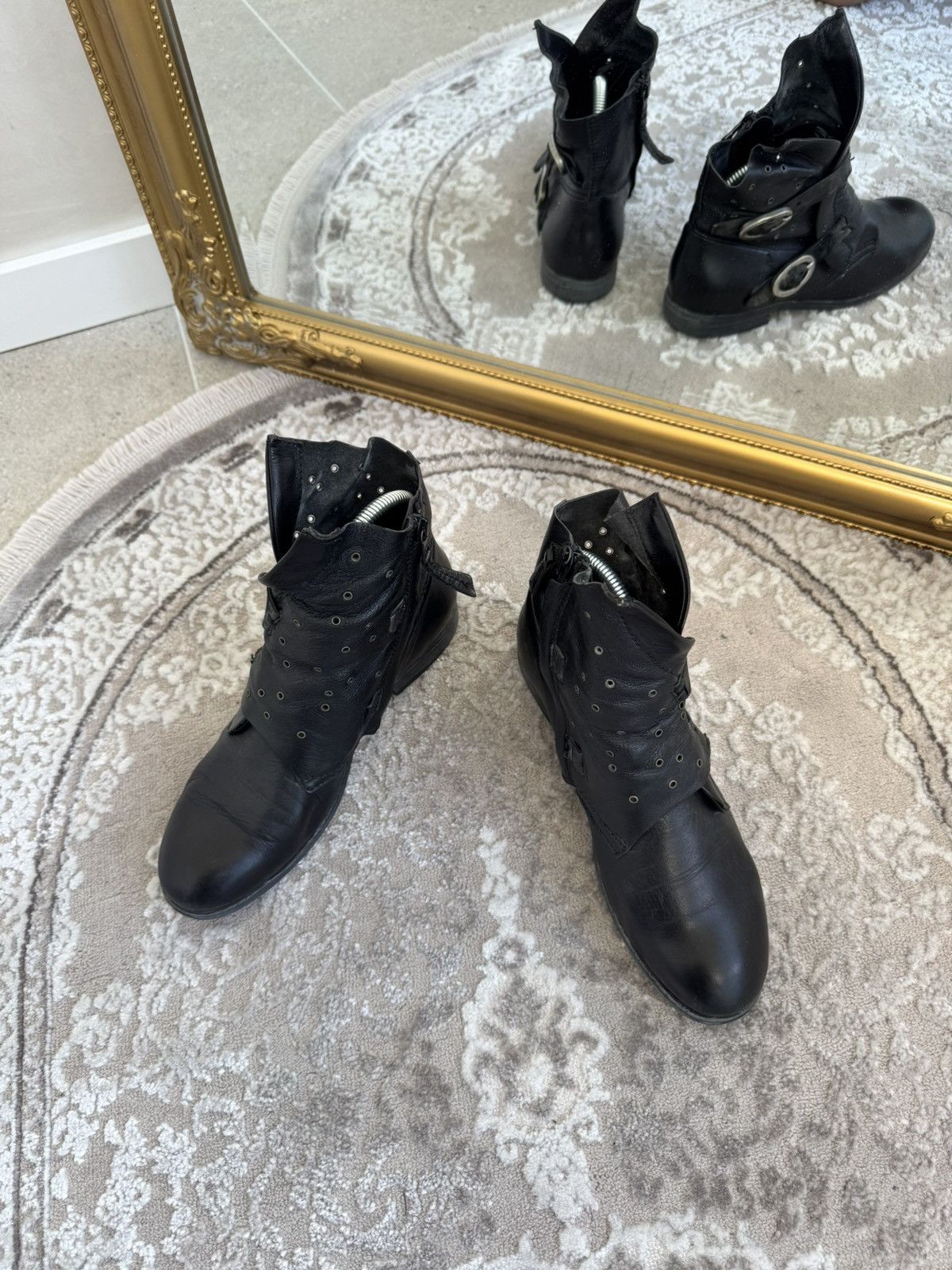 A.S.98 A.S.98 Airsteps Style Ankle Suede Vintage Western Boots Size US 5.5 / EU 38 - 3 Thumbnail
