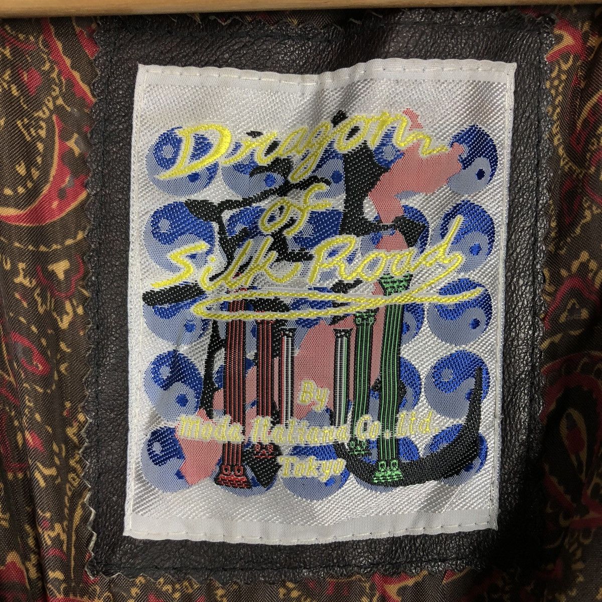 Japanese Brand 📌Vintage Leather Jacket Blanket Dragon Tokyo Issey Miyake Size US M / EU 48-50 / 2 - 18 Thumbnail