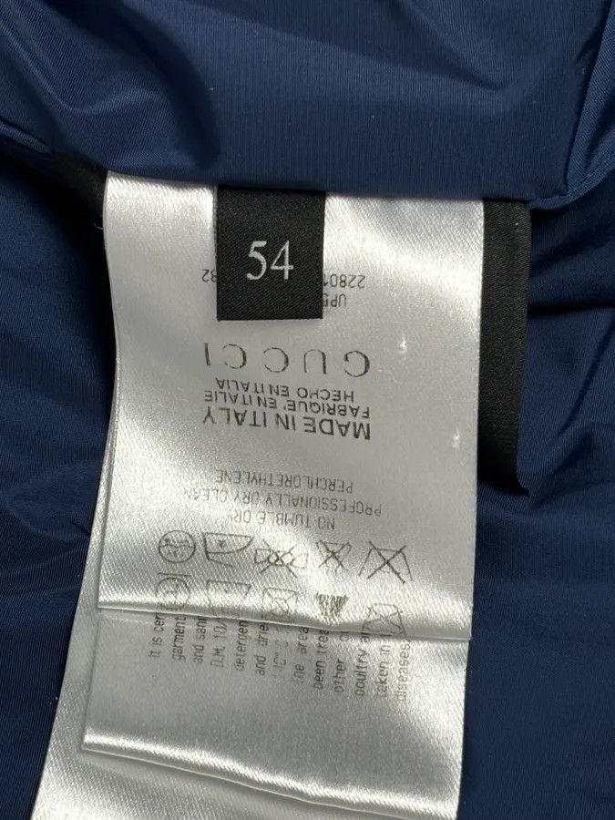 Gucci AW2010 Gucci Blue Hooded Quilted Puffer Jacket Size US L / EU 52-54 / 3 - 11 Thumbnail