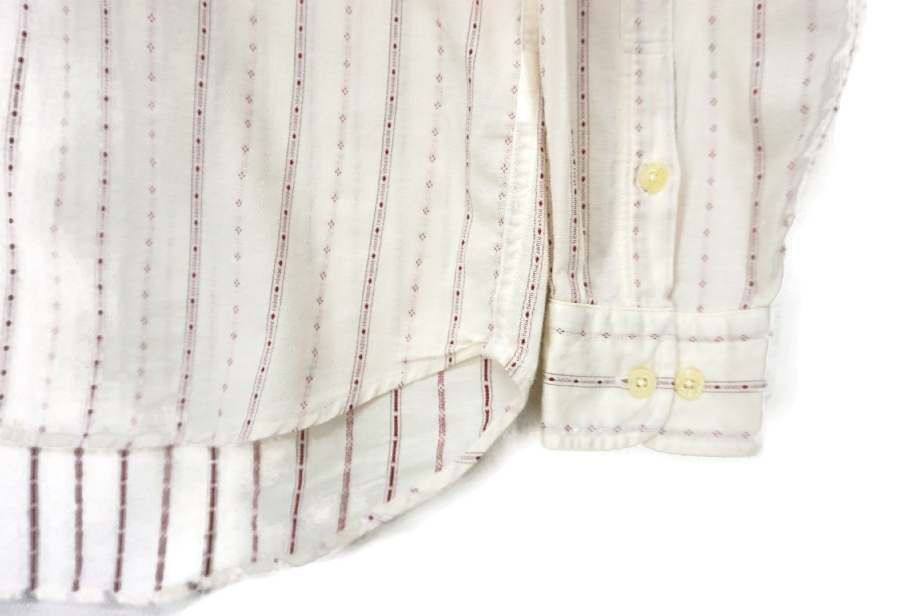 Japanese Brand Yukiko Hanai Homme Stripe Button Down Shirt Size M Size US M / EU 48-50 / 2 - 5 Thumbnail