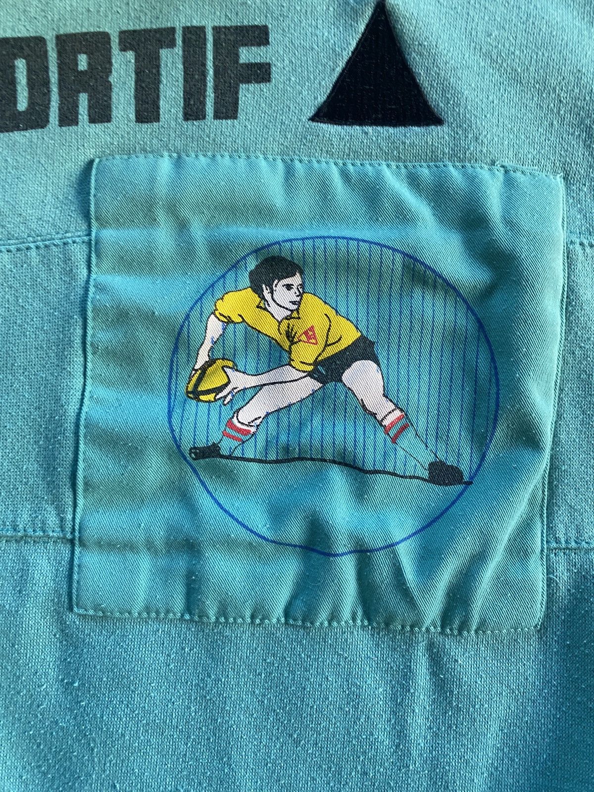 Le Coq Sportif Vintage 80’s Le Coq Sportif Teal Boxy Rugby Polo Sweatshirt Size US S / EU 44-46 / 1 - 4 Thumbnail