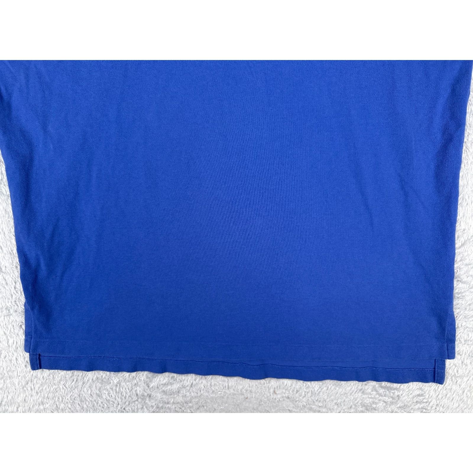 Ralph Lauren VINTAGE Ralph Lauren Polo Shirt Men 2XL Blue Short Sleeve 100% Cotton Knit Button Embroidered Logo Golf 80s Mens Size US XXL / EU 58 / 5 - 5 Thumbnail