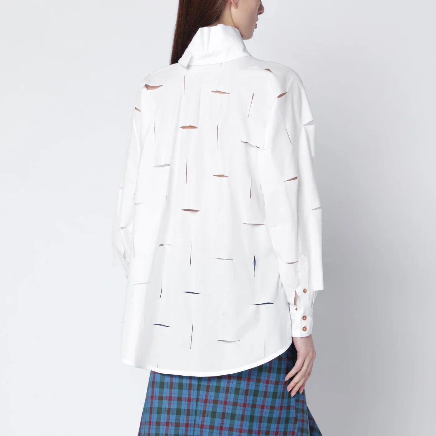 Vivienne Westwood o1d2blof0526 Shirt in White Size S / US 4 / IT 40 - 3 Thumbnail