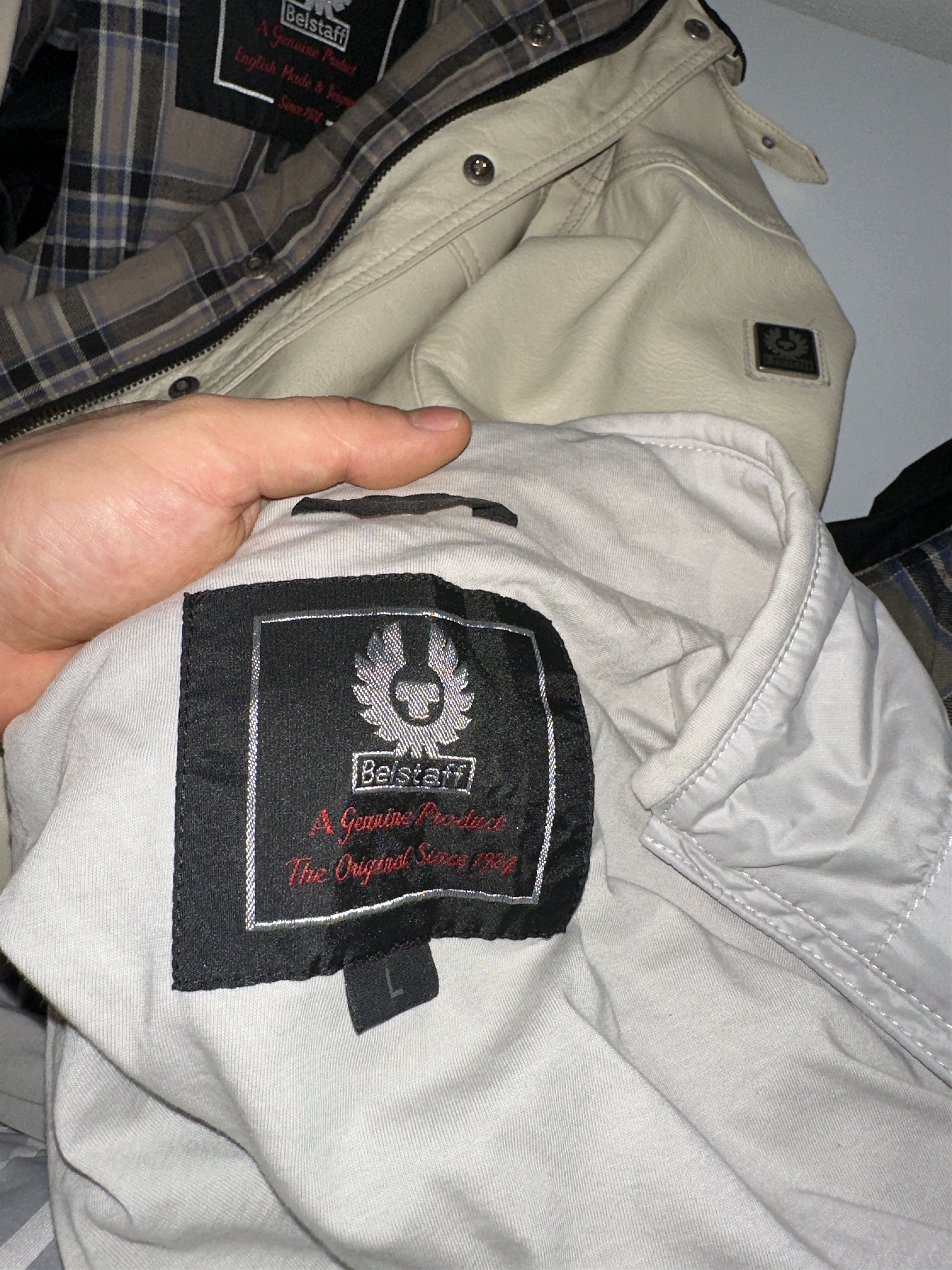 Belstaff Belstaff Jacket Short Silver Label Light Jacket Slim Size L Size US L / EU 52-54 / 3 - 14 Thumbnail