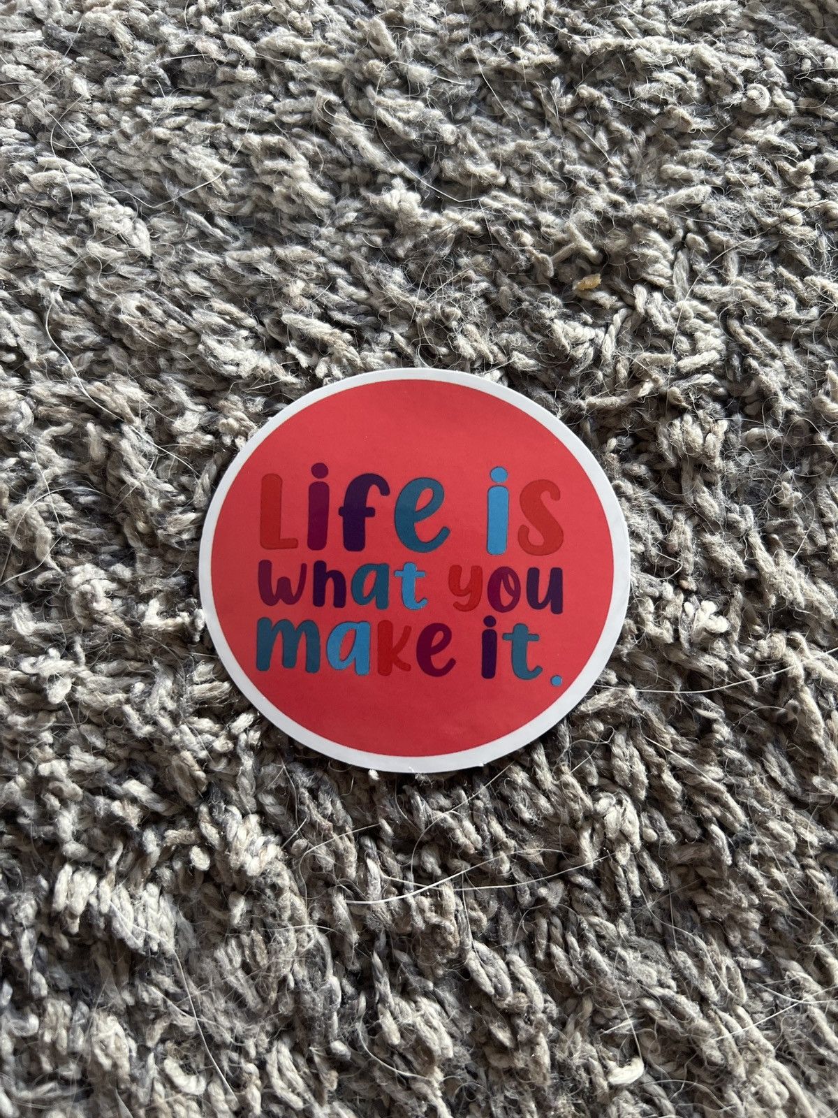 Hypebeast Life Is What you Make It. Sticker Size ONE SIZE - 1 Thumbnail