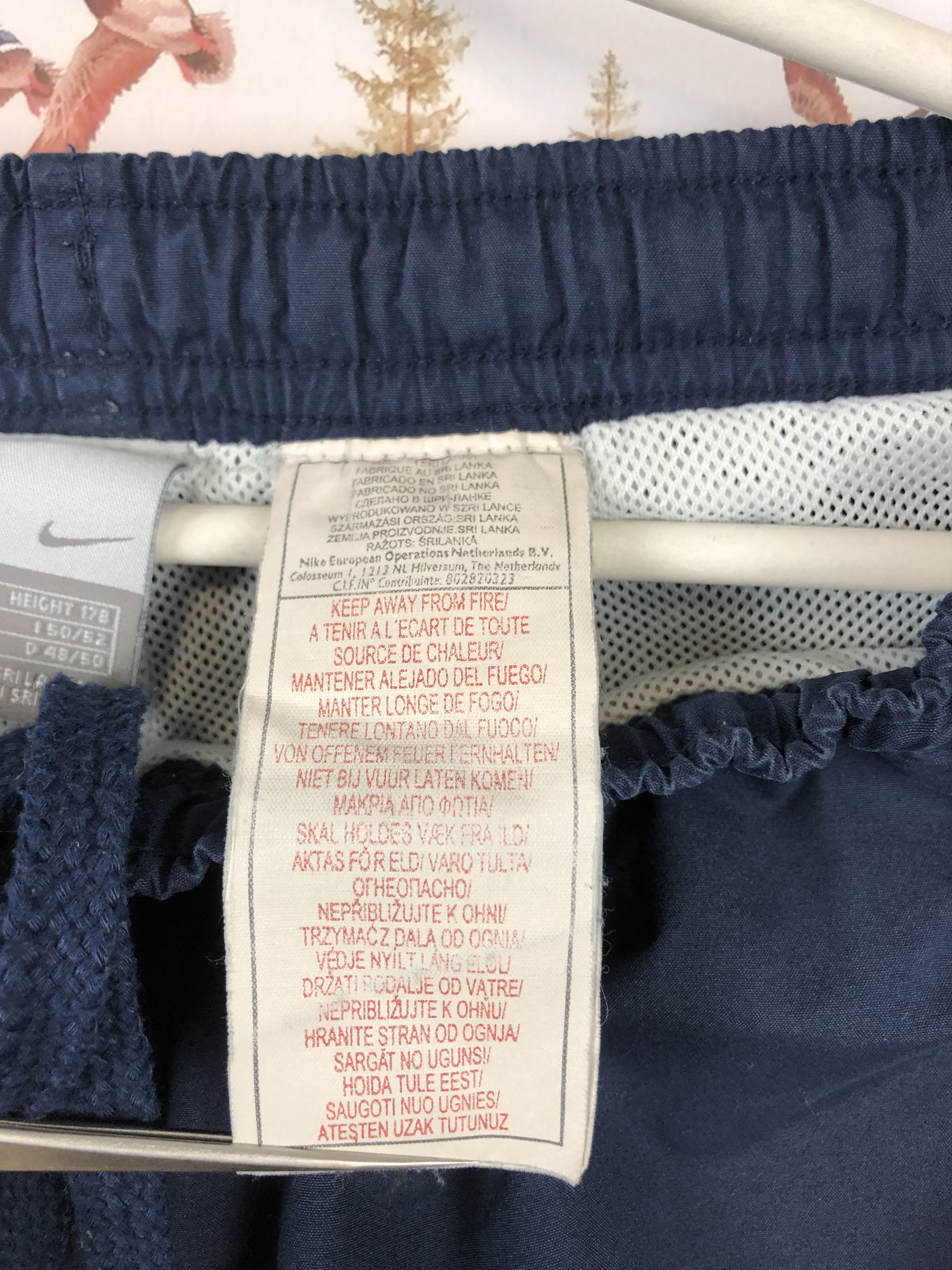 Nike Vintage Nike Blue Track Pants Swoosh Sweatpants Rare Hype Size US 32 / EU 48 - 12 Thumbnail