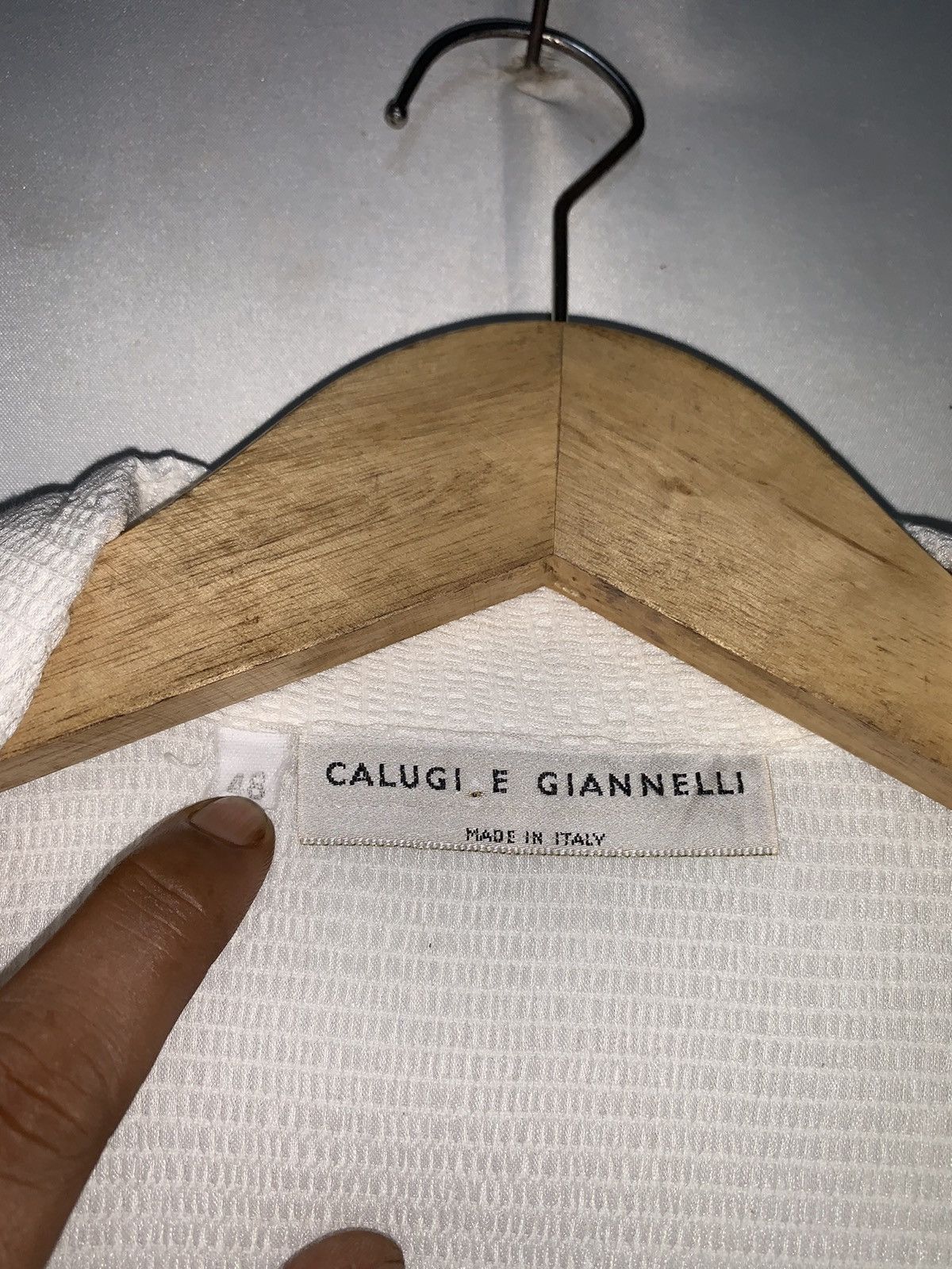 Calugi e Gianelli Vintage Calugi e giannelli pleated wrinkle zip shirt Size US M / EU 48-50 / 2 - 10 Thumbnail