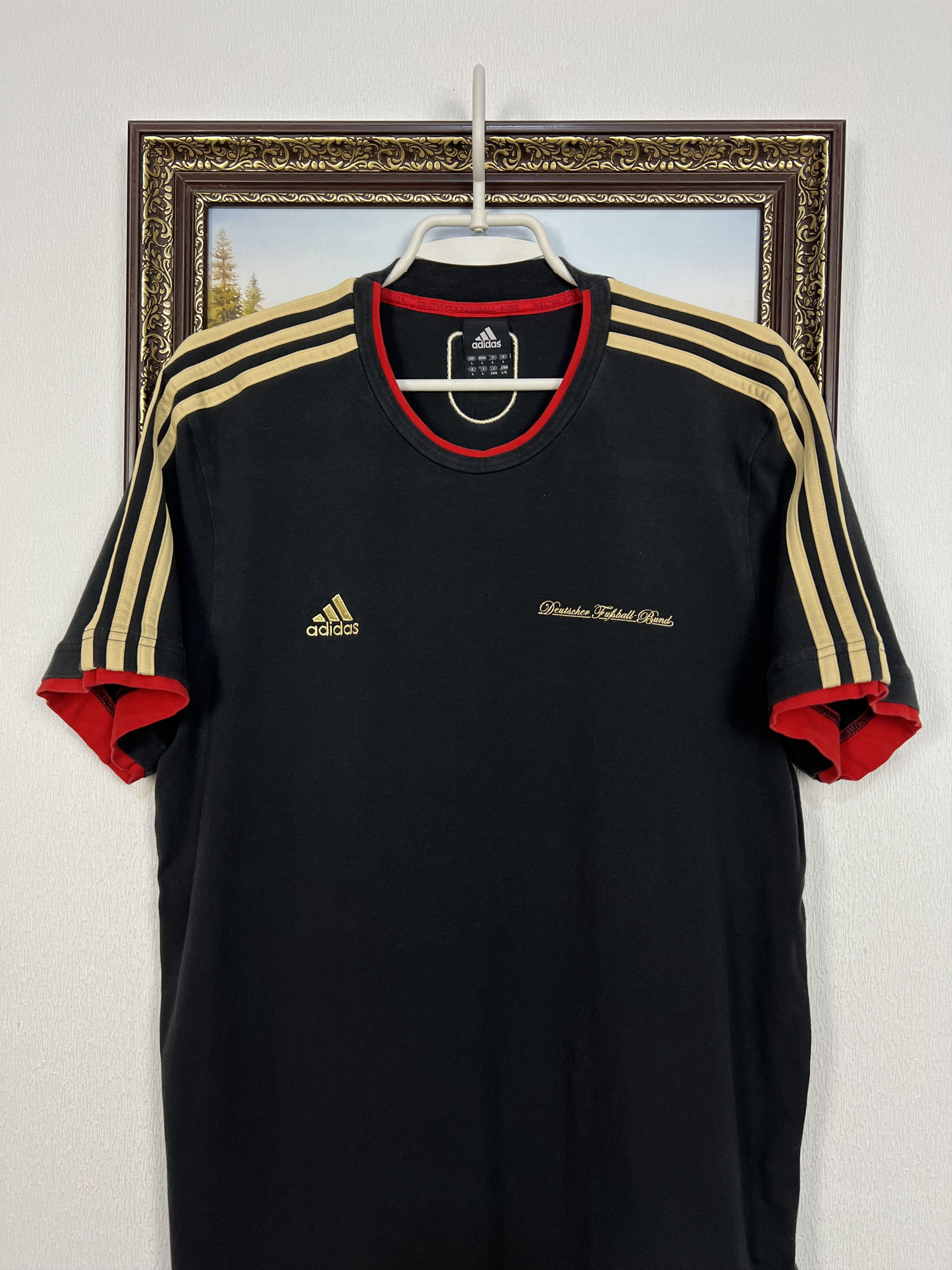 Adidas Vintage Adidas Germany Football Train Shirt Soccer Jersey Size US L / EU 52-54 / 3 - 2 Thumbnail