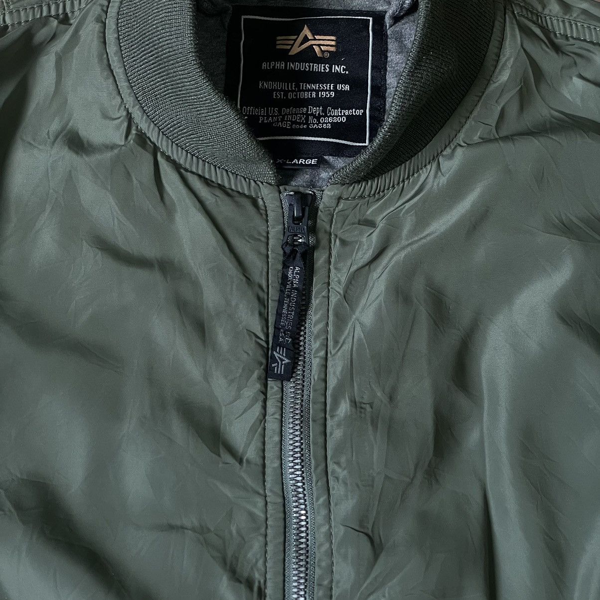 Alpha Industries Alpha Industries MA-1 Green Bomber Jacket Size Small Size US M / EU 48-50 / 2 - 12 Thumbnail