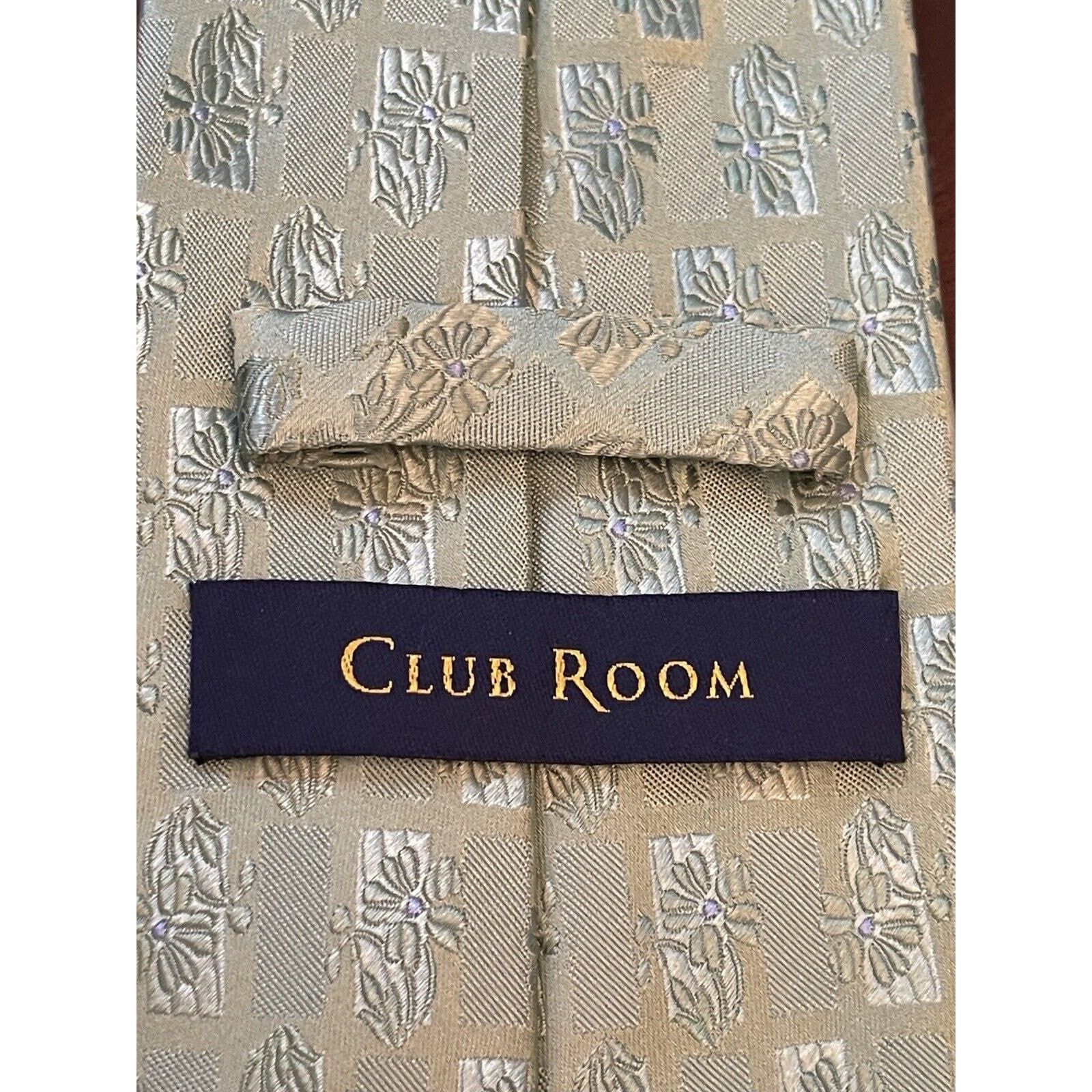 Club Room Club Room Green 100% Silk Men’s Neck Tie Made In China Size ONE SIZE - 8 Thumbnail
