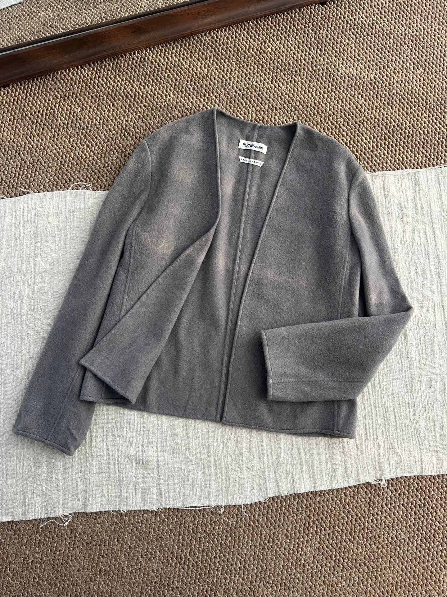 Hermes HERMES Margiela Era casual cashmere short women's jacket Size M / US 6-8 / IT 42-44 - 5 Thumbnail