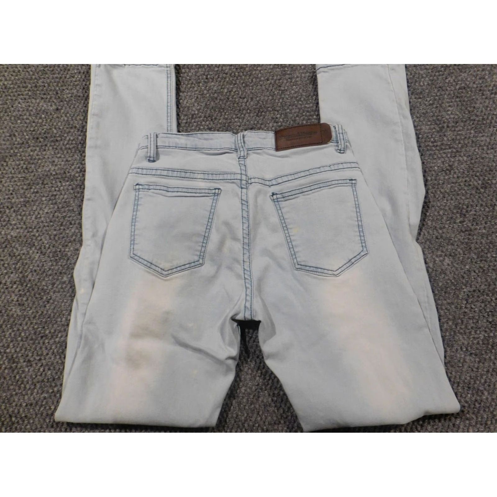 Hunter Demon & Hunter Jeans Womens Skinny Slim 26 Blue Denim Cotton Blend Stretch Zipper Inseam 29 in Modern Designer Boys? Size 26" / US 2 / IT 38 - 4 Thumbnail