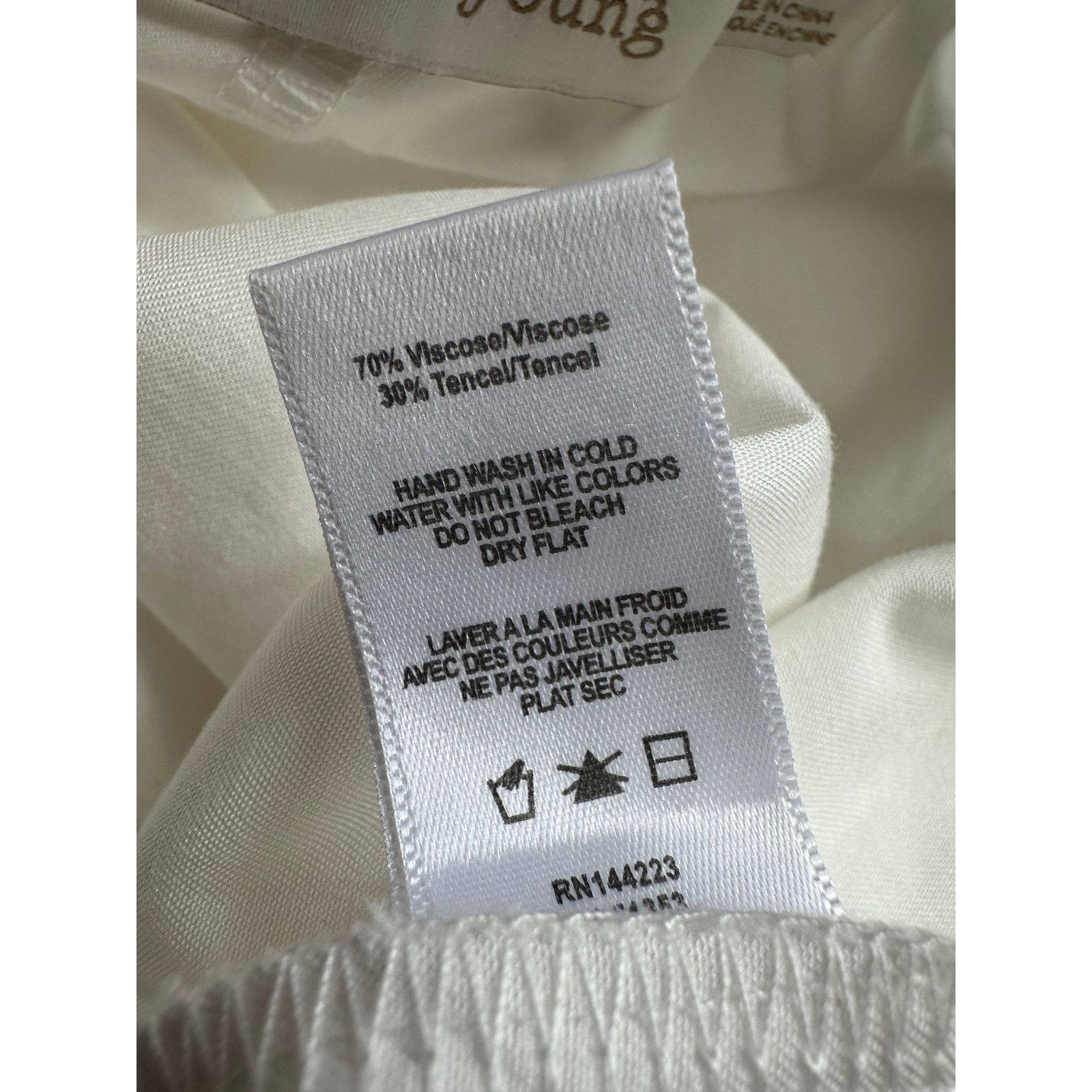 Other Bishop+Young Women’s Medium White Drawstring Summer Shorts Size 30" / US 8 / IT 44 - 13 Thumbnail