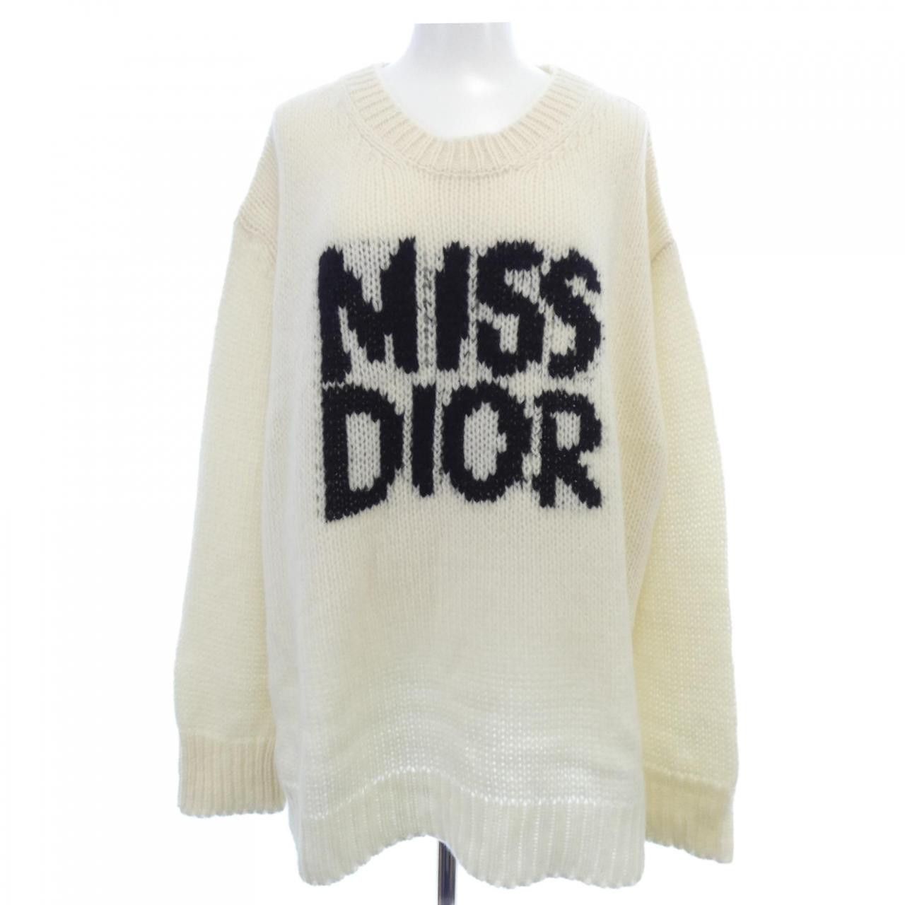 Dior Dior Christian Dior Miss Dior Graffiti Silk Cashmere Knitwear Textile Tops 454S31AM103 DUTY FREE for USA Size ONE SIZE - 1 Thumbnail