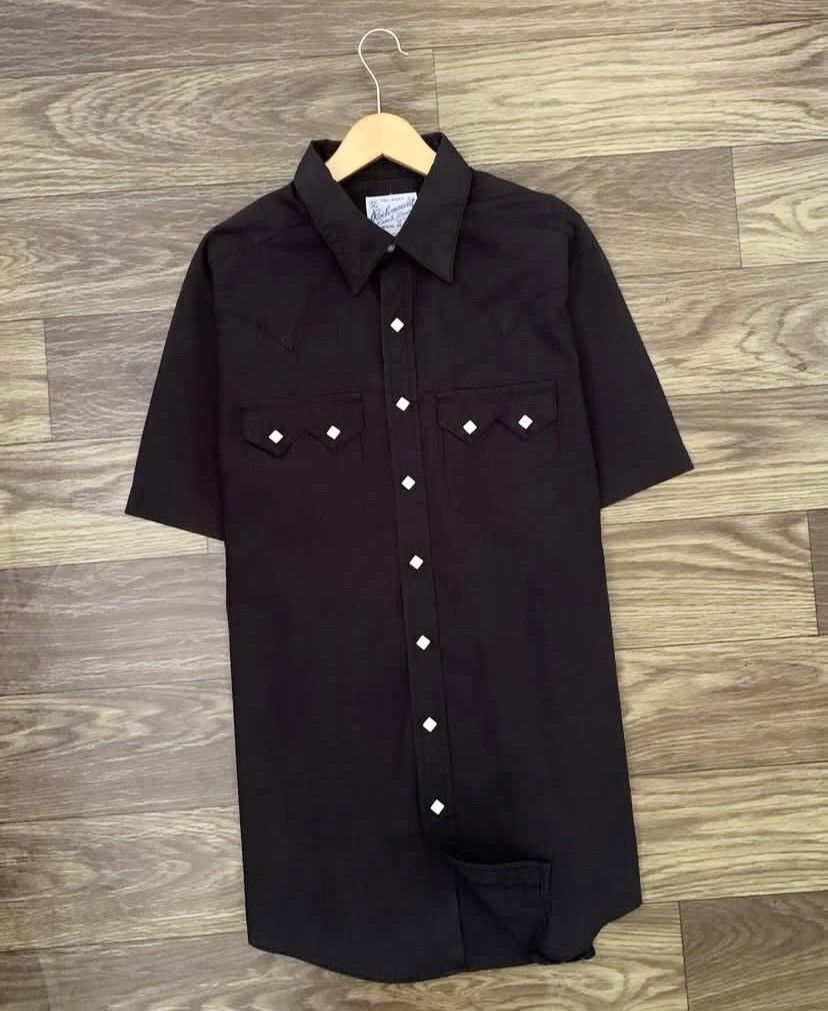 Other Mens Shirt ROCKMOUNT Cotton Tru West Short Sleeve Size US XL / EU 56 / 4 - 2 Thumbnail