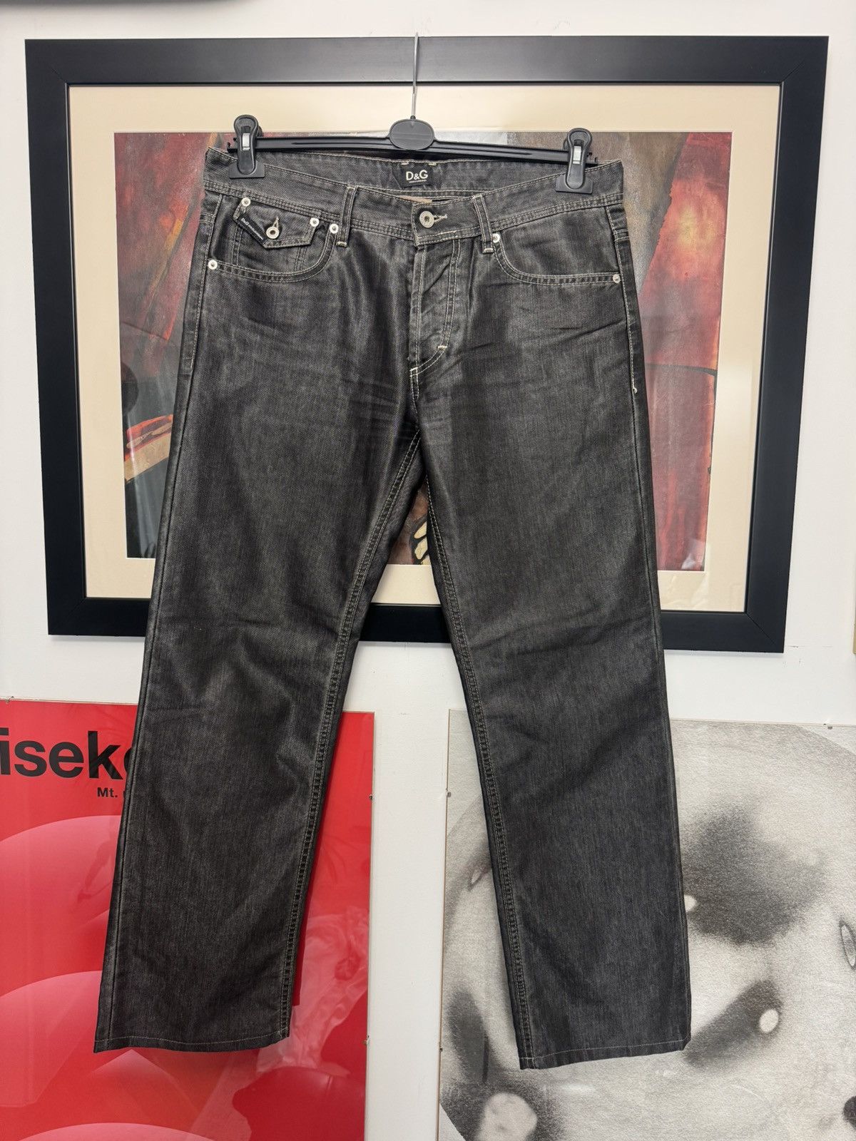 Dolce & Gabbana Vintage Dolce&Gabbana Jeans Magic Regular High Straight Wide Size US 33 - 1 Thumbnail