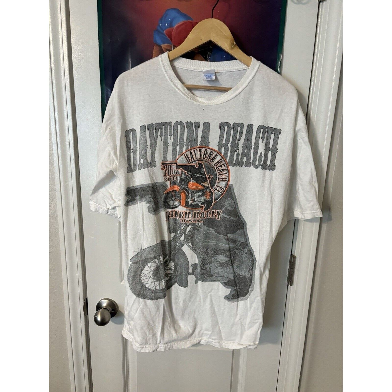 Other vintage daytona beach motorcycles y2k beige shirt size 2XL Size US XXL / EU 58 / 5 - 1 Thumbnail
