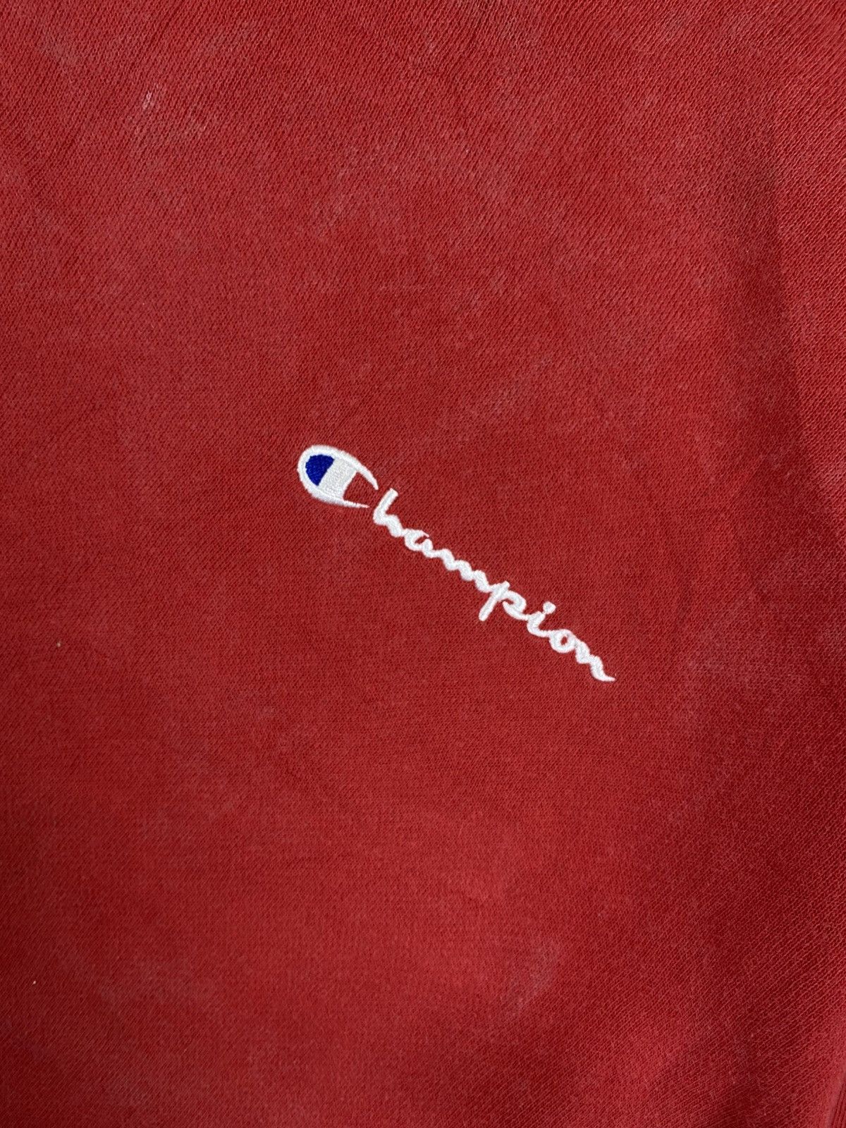 Champion Vintage Champion Red Small Logo Crewneck Sweatshirt Size US L / EU 52-54 / 3 - 6 Thumbnail