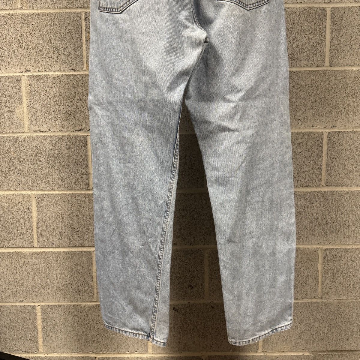 Vintage Levi's 550 Baggy Thrashed Faded Jeans ERD Grunge Chrome Size US 38 / EU 54 - 9 Thumbnail