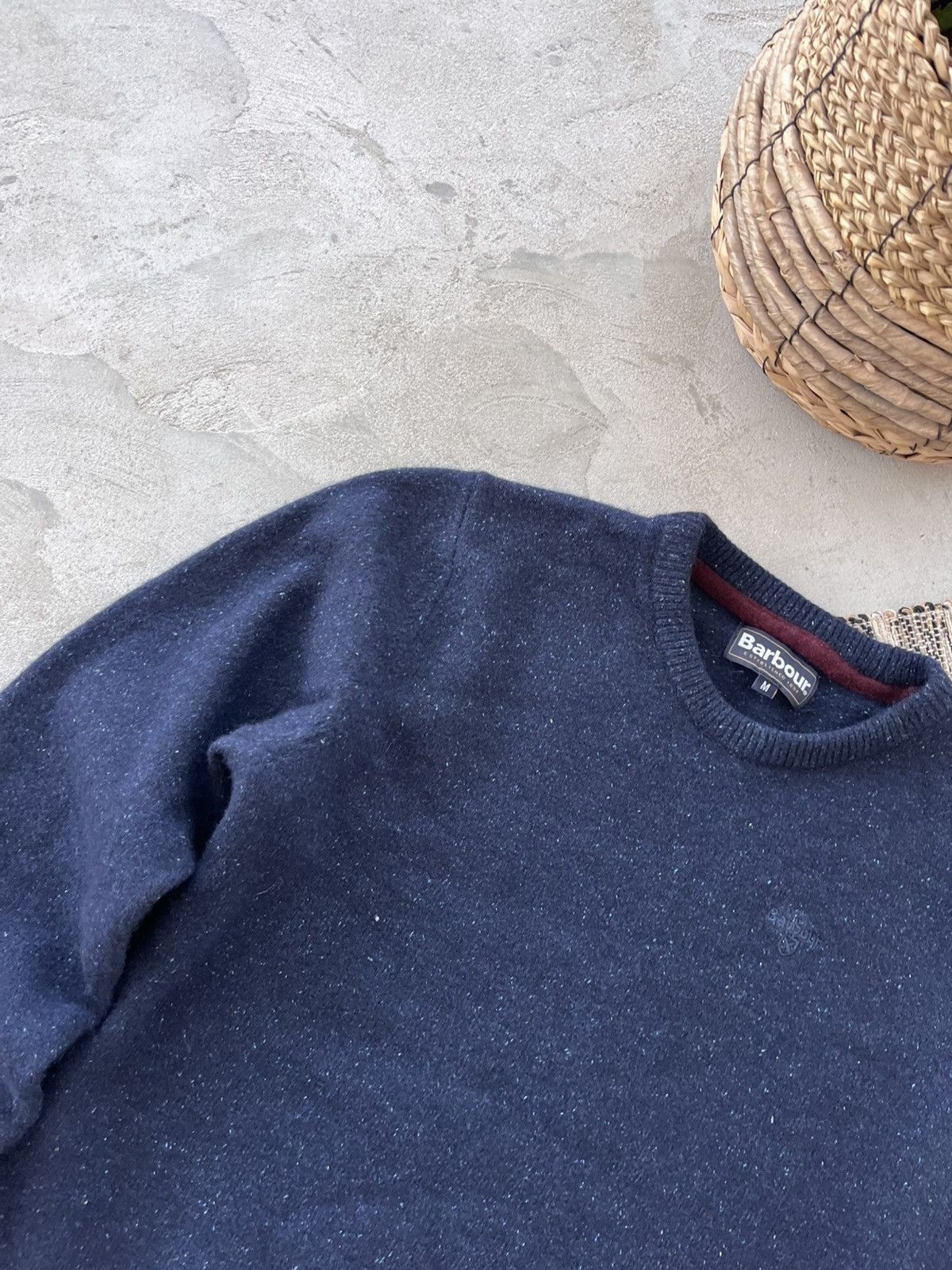 Barbour Vintage Barbour Navy Luxury Avantgarde Knit Wool Sweater Y2K Size US M / EU 48-50 / 2 - 3 Thumbnail