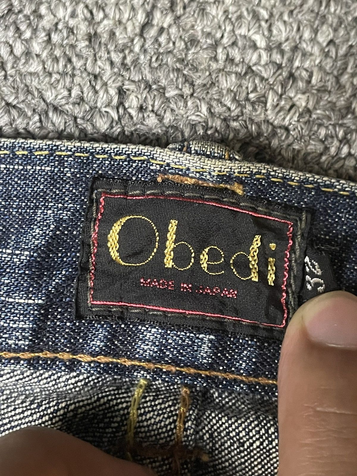 Japanese Brand × Vintage OBEDI Japanese Brand Straight Cut Jeans (112) Size US 32 / EU 48 - 6 Thumbnail