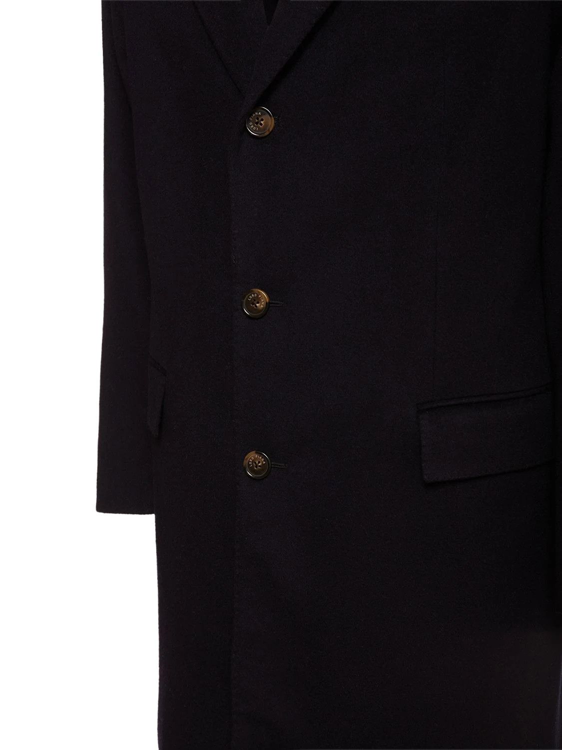 Loro Piana o1srvl11e0424 Torino Coat in Navy Blue Size US M / EU 48-50 / 2 - 7 Thumbnail