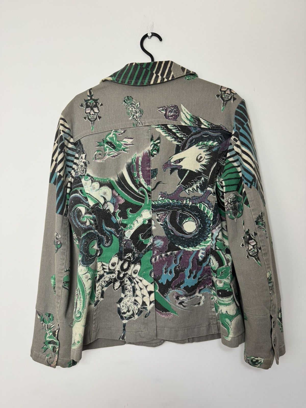 Just Cavalli Vintage Just Cavali By Roberto Eagle Snake Cavali Blazer Size M / US 6-8 / IT 42-44 - 11 Thumbnail