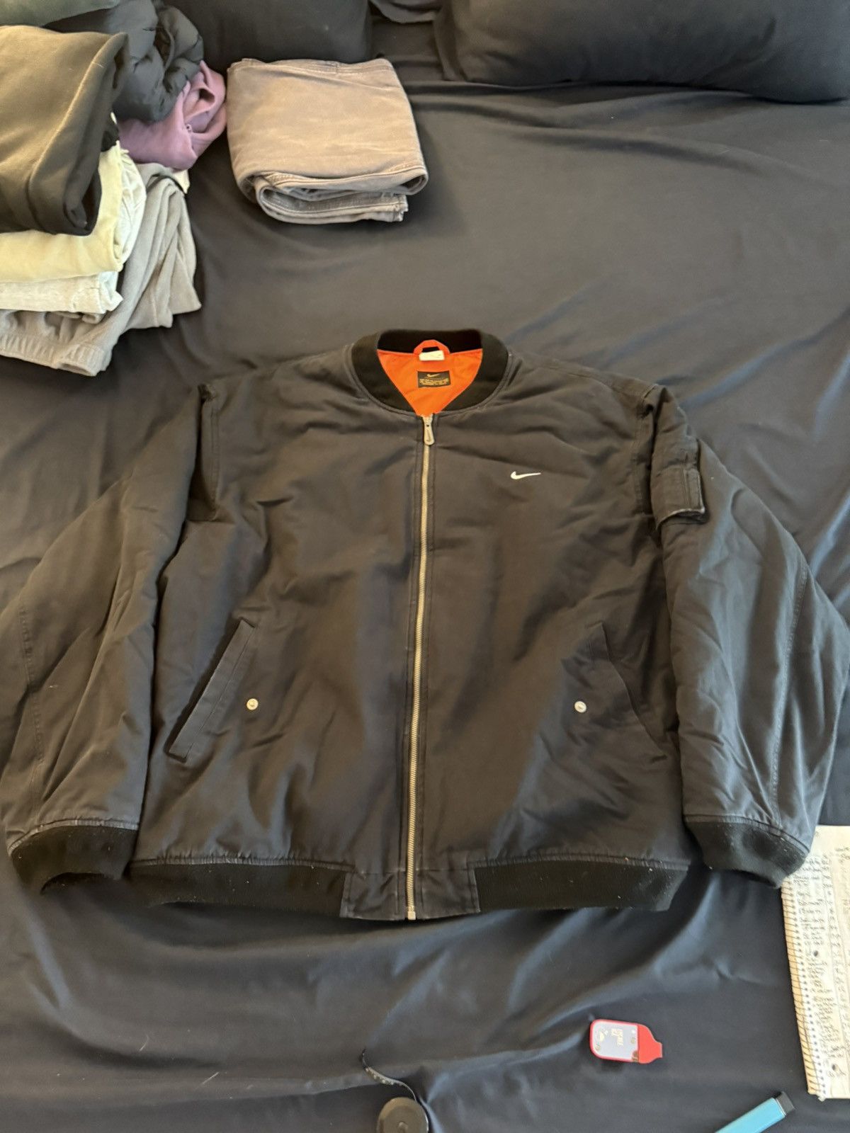 Nike Nike Life Black Bomber 2XL Size US XXL / EU 58 / 5 - 1 Thumbnail