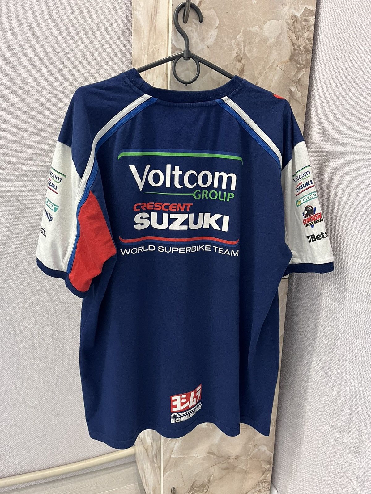 Vintage Vintage Suzuki Racing T-Shirt Motorcycle Japanese Logo Size US XXL / EU 58 / 5 - 4 Thumbnail