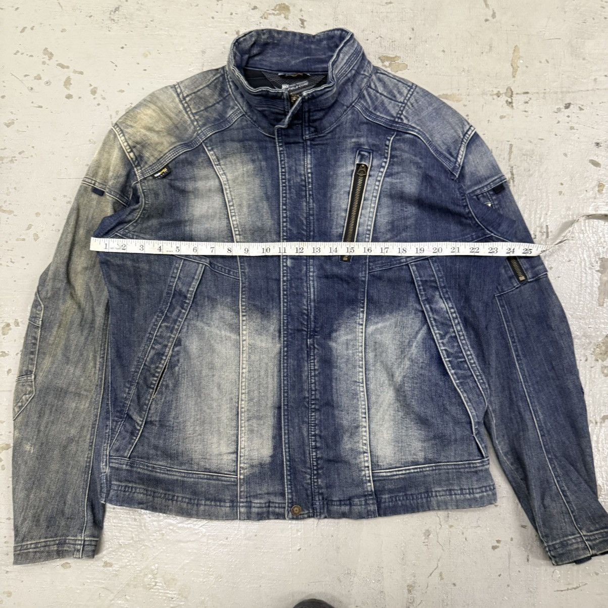 Hysteric Glamour FIELDCORE biker jacket japanese mudwash riot punk Size US XL / EU 56 / 4 - 5 Thumbnail