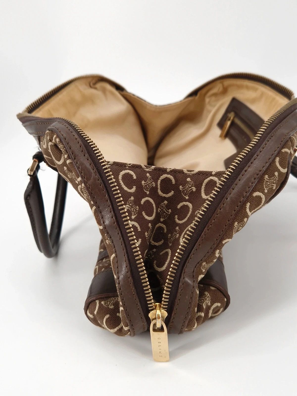 Celine Celine Monogram Canvas Leather Bag Size ONE SIZE - 6 Thumbnail