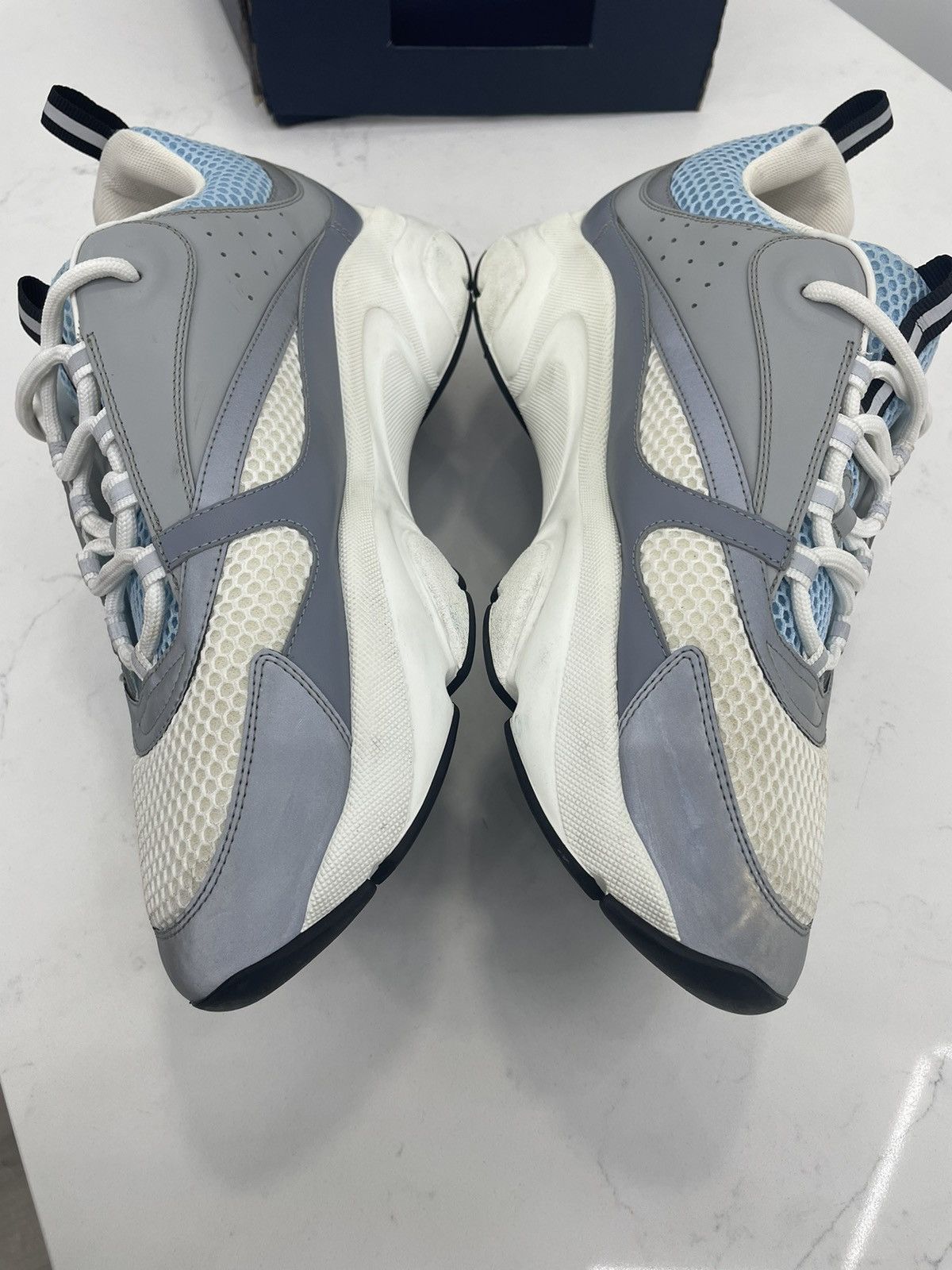 Dior Dior B22 white, blue and black Size US 13 / EU 46 - 3 Thumbnail