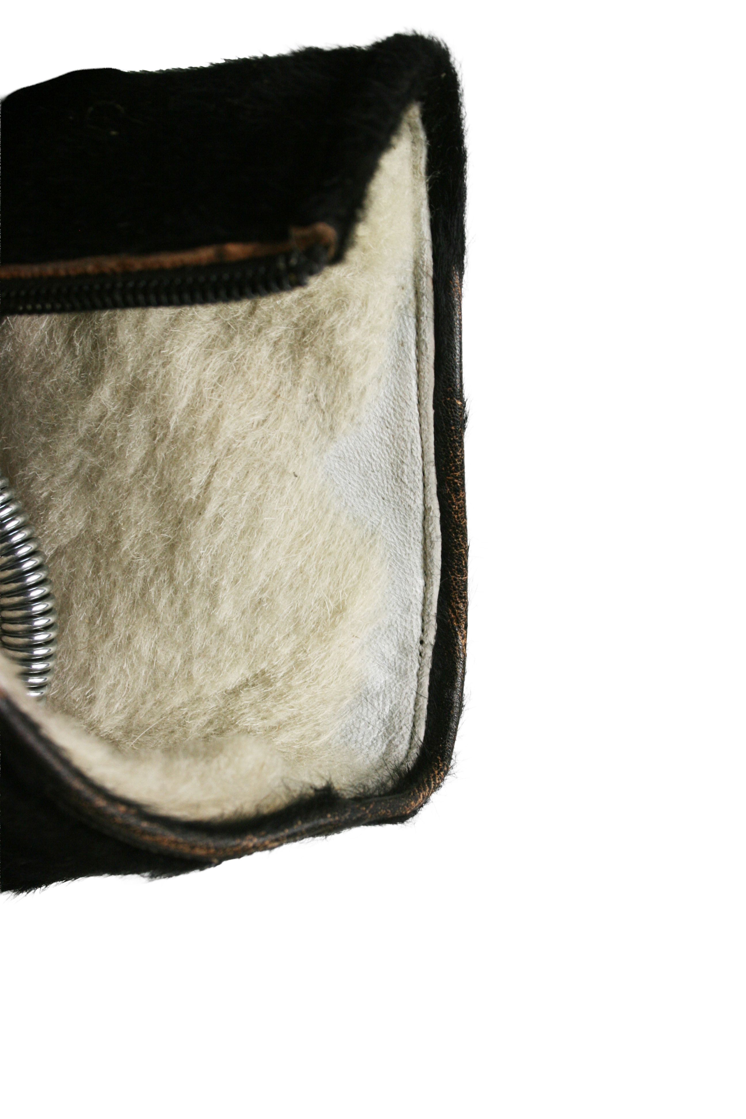 Japanese Brand Bumper 00S Y2K Pony Hair Fur Zip Chewbacca Boots Vintage Size US 7 / IT 37 - 15 Thumbnail